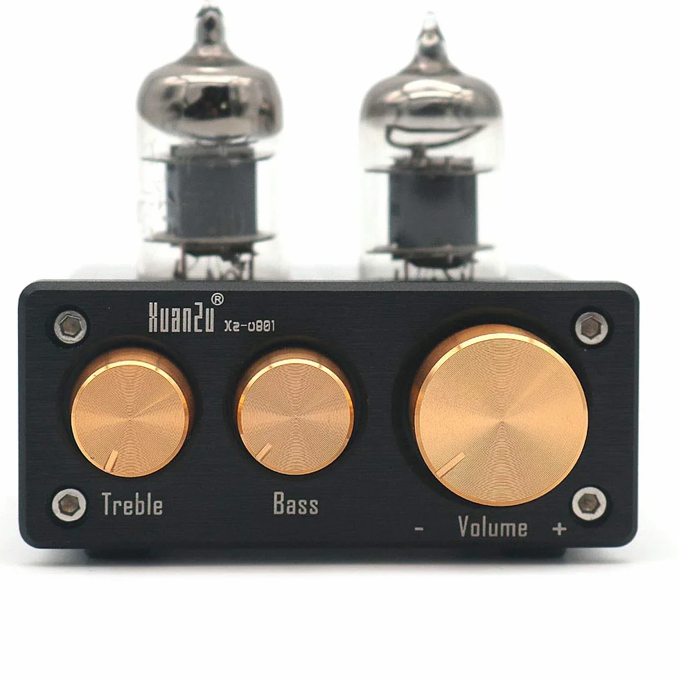 DollaTek 6J1 Mini-Röhrenvorverstärker Audio Hi-Fi Stereo-Vorverstärker Höhen-Basssteuerung