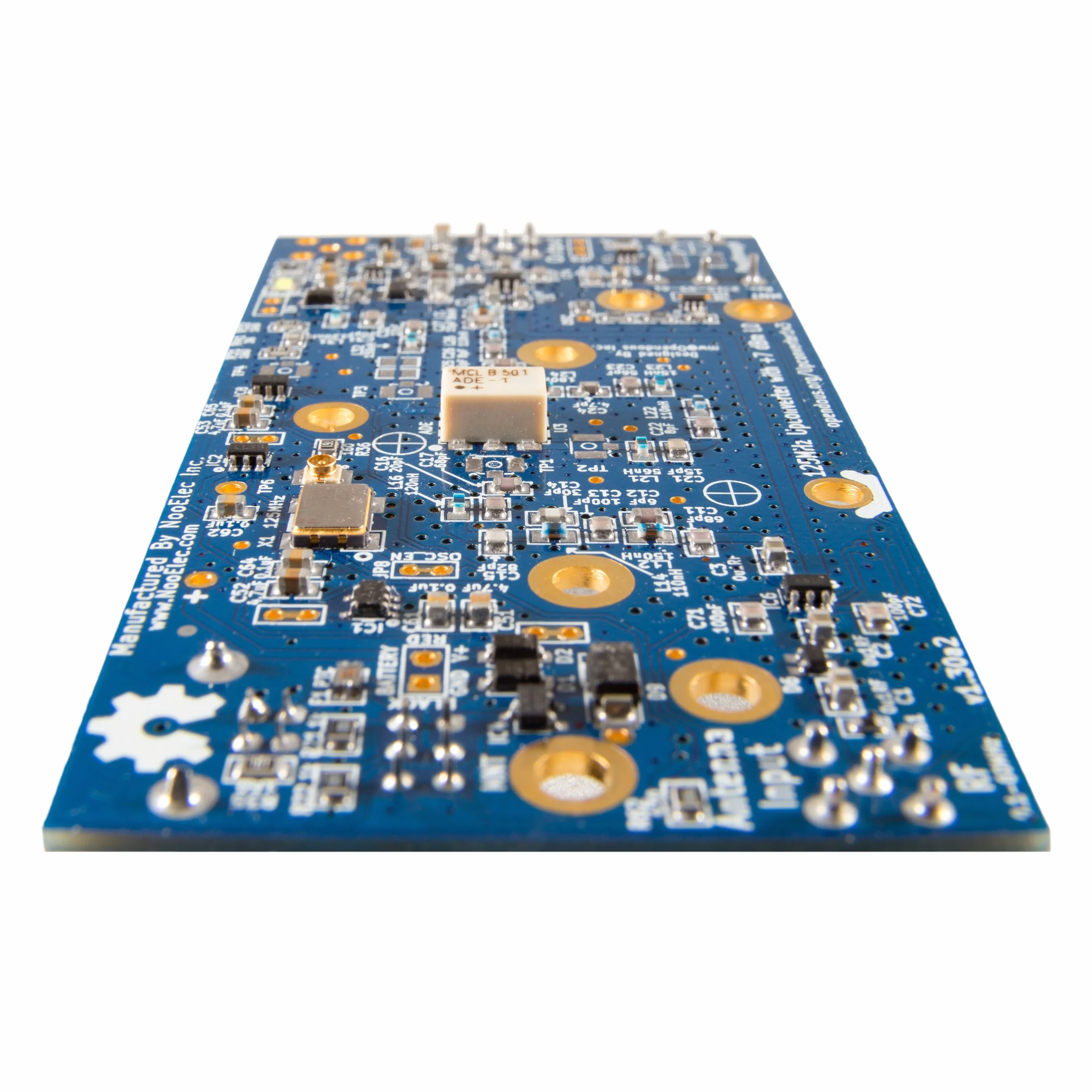 Ham It Up v1.3 Barebones - Nooelec RF Upconverter für Software Defined Radio. Funktioniert mit den meisten SDRs wie HackRF & RTL-SDR (RTL2832U mit R820T/R820T2 Tuner); MF/HF-Konverter mit SMA-Buchsen