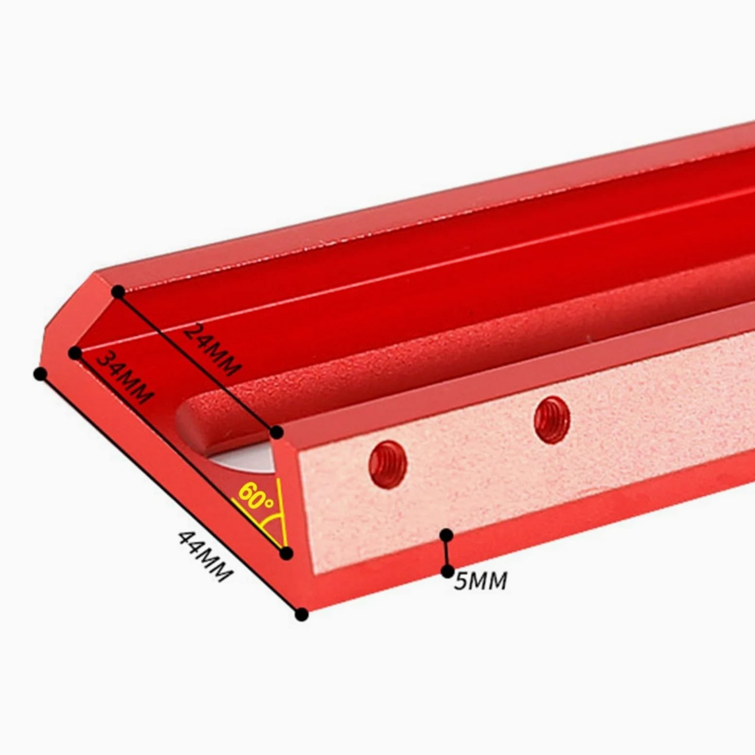 Aluminium-Schwalbenschwanz-Basis, Sucher-Montagehalterung, astronomisches Teleskop, Schwalbenschwanzplatte, Sucher-Basis (für 360 mm)