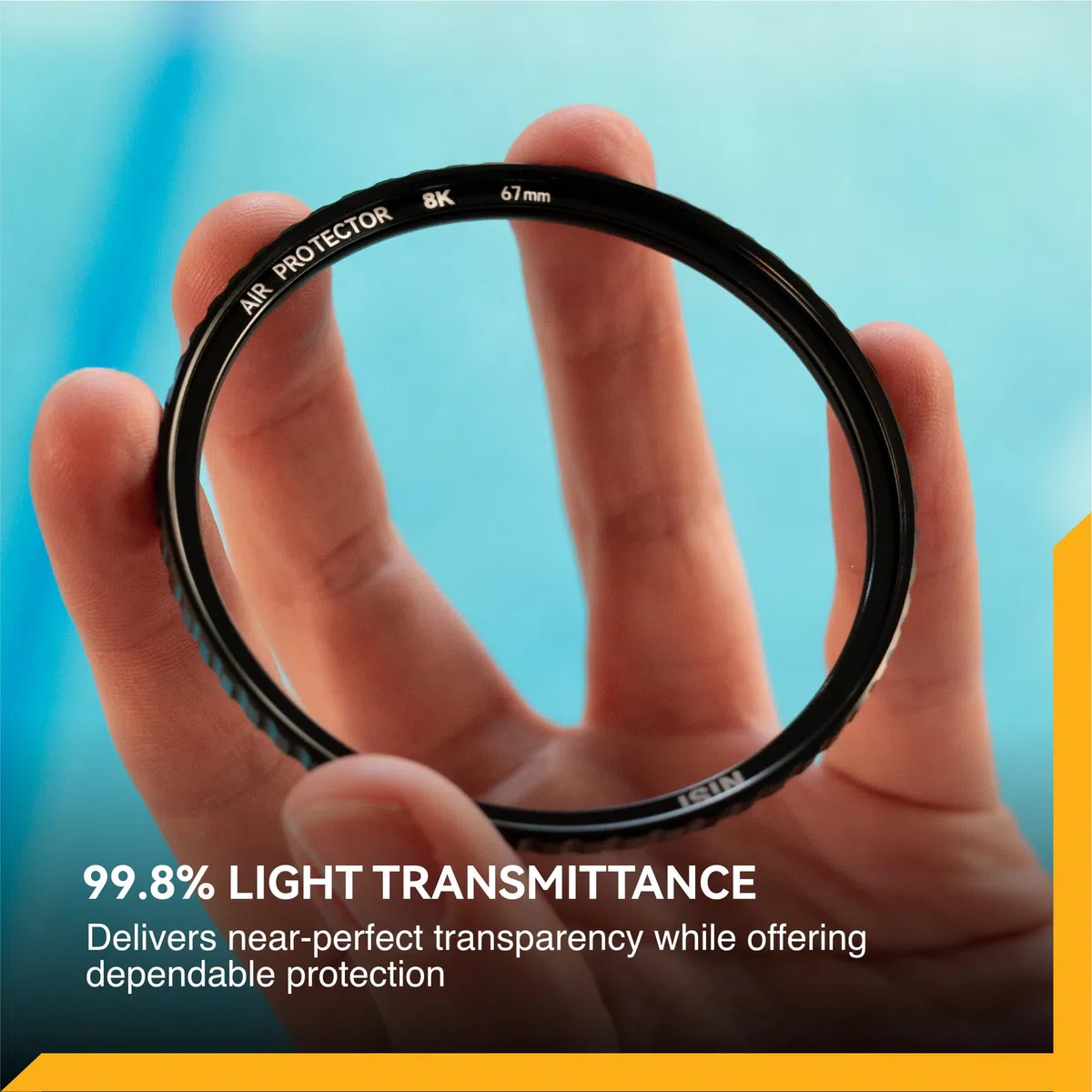 NiSi 49mm Air Protector Kamerafilter – 99,8% Lichtdurchlässigkeit, 8K-Auflösung, 48-Fach Nano-Beschichtung