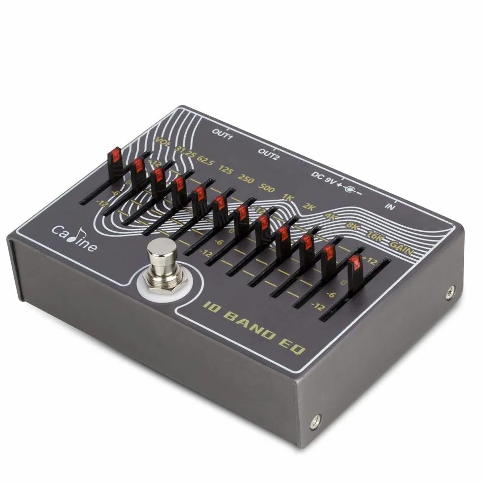 Caline CP-81 »10-Band Graphic EQ« Equalizer | Boden-Effektgerät