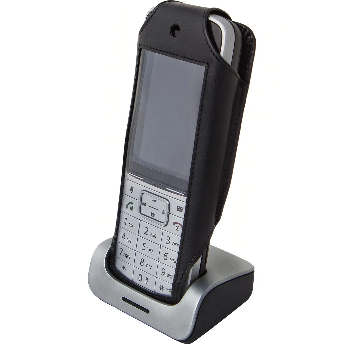 Gigaset Ledertasche mit festem Stahlgürtelclip für das SL750H / SL450H / SL800H / SL5 / SL6