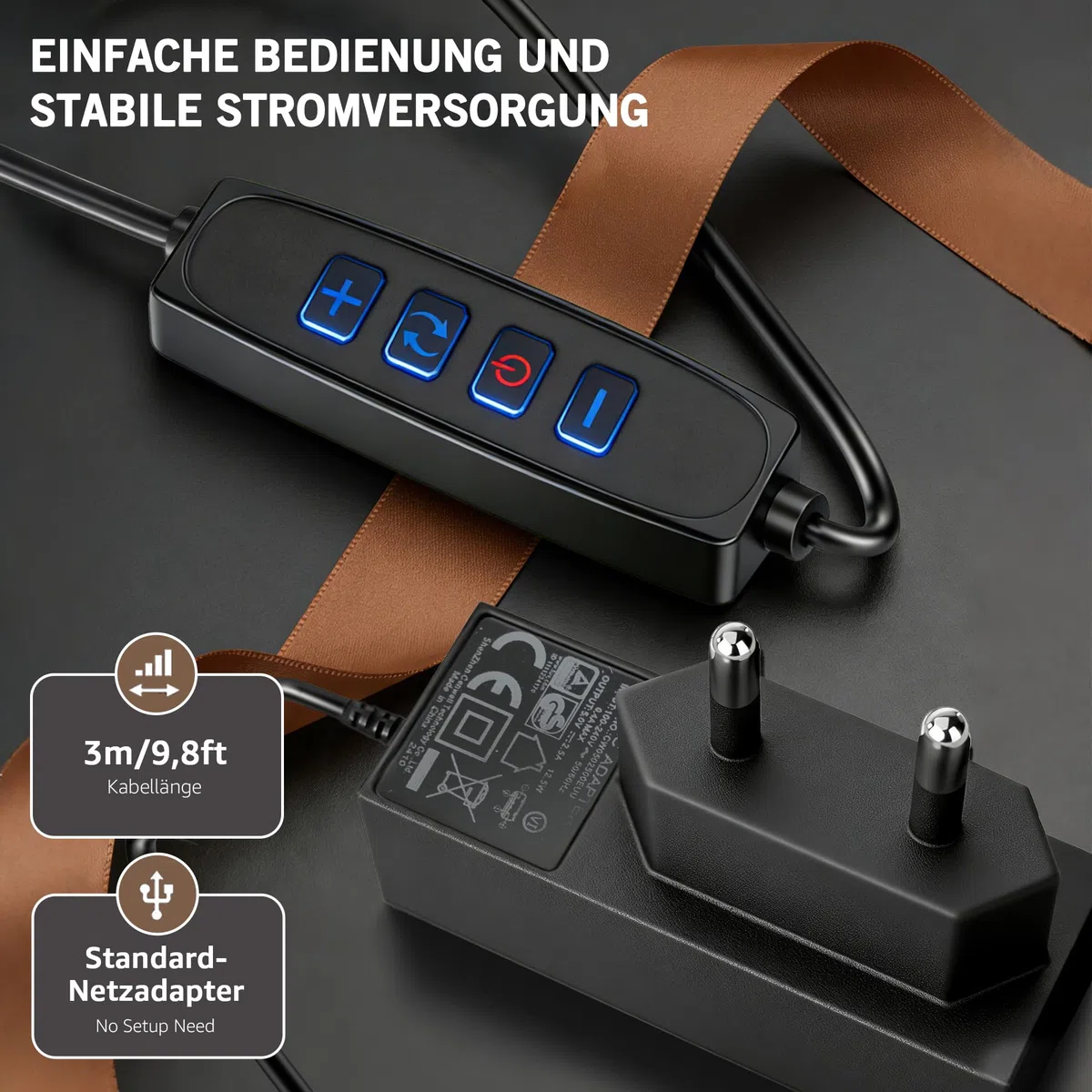 Video Licht, 2-25x20 cm 25W LED Studio Fotolicht Set, Dimmbares 2800–7000K Fill-Licht für Video/Streamen von Selfies/Porträts im Innenbereich, 185cm Kamera Licht mit Stativ & Adapter，CRI>97 (25W)