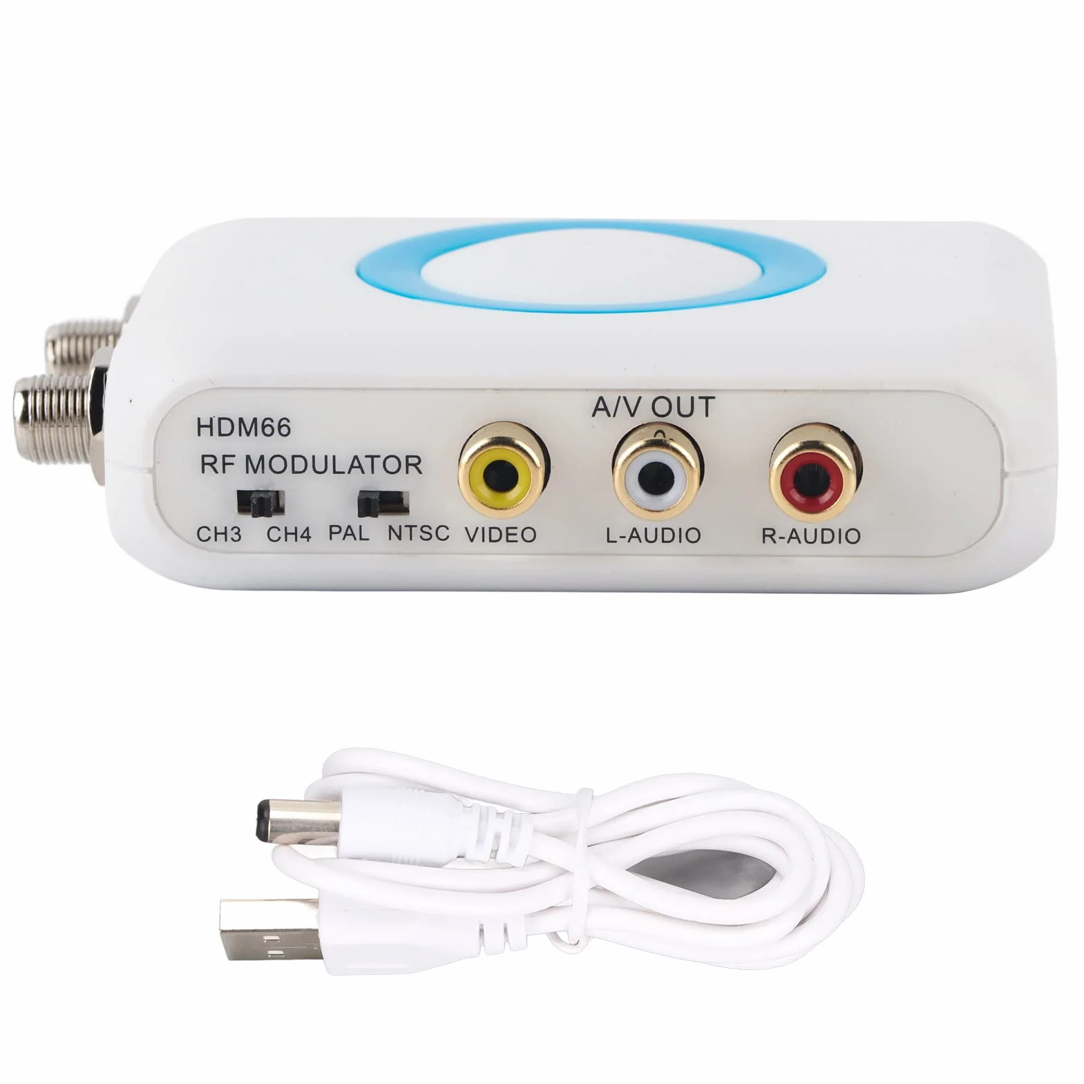 Ejoyous HD Multimedia Interface Modulator, Plug -and -Play HF Modulator Tragbar für den Ersatz für den Fernseher zu Hause