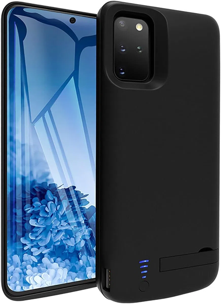 ELLENNE Cover mit Akku für Samsung S20 Ultra 5G 6,9 Zoll Slim 6000 mAh | Schutzhülle mit integriertem Akku, kompatibel mit Samsung S20 Ultra 5G 6,9 Zoll (16,9 cm), Slim 6000 mAh