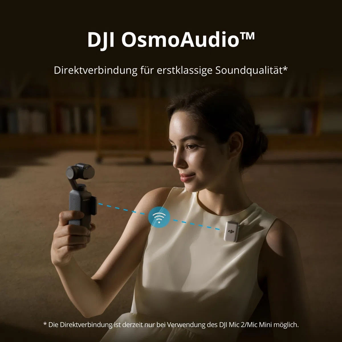 DJI Osmo Pocket 3, Vlogging-Kamera mit 1-Zoll-CMOS und 120 fps Video, 3-Achsen-Stabilisierung, schnelles Scharfstellen, Gesichts/Objektverfolgung, kleine Videokamera für Vlogging, Selfies und Reise