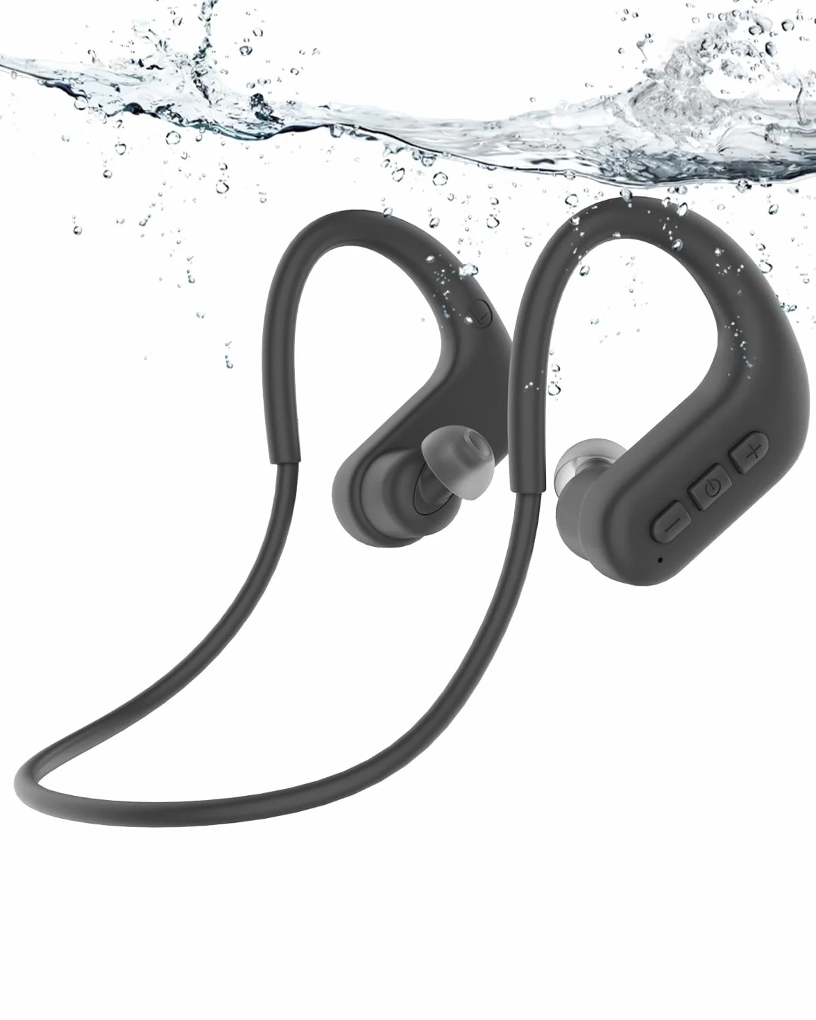 SANOTO Kopfhörer Schwimmen, In Ear Kopfhörer Knochenschall Bluetooth 5.4, IPX8 Unterwasser Kopfhörer Schwimen 8G MP3 Player Sport Kopfhörer zum Schwimmen Laufen, Surfen