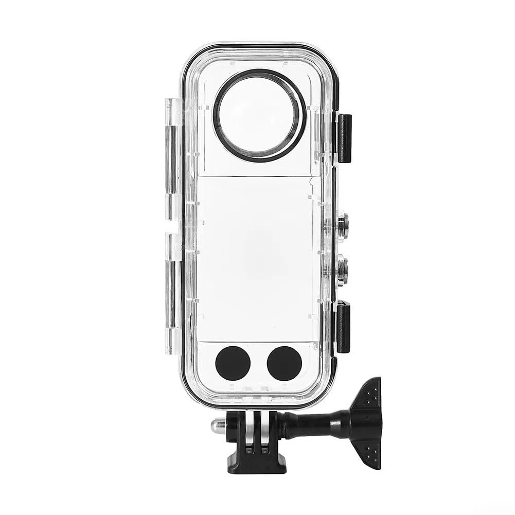 HpLive Unterwasser Schutzgehäuse für Insta 360 X4 Kamera 40M Tauchgehäuse mit Gehärtetem Glas für Tieftauchen