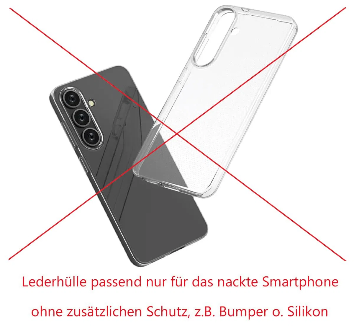 Suncase ECHT Ledertasche Leder Etui *Slim-Edition* kompatibel mit Samsung Galaxy S26 5G Hülle (mit Rückzugsfunktion und Magnetverschluss) in schwarz