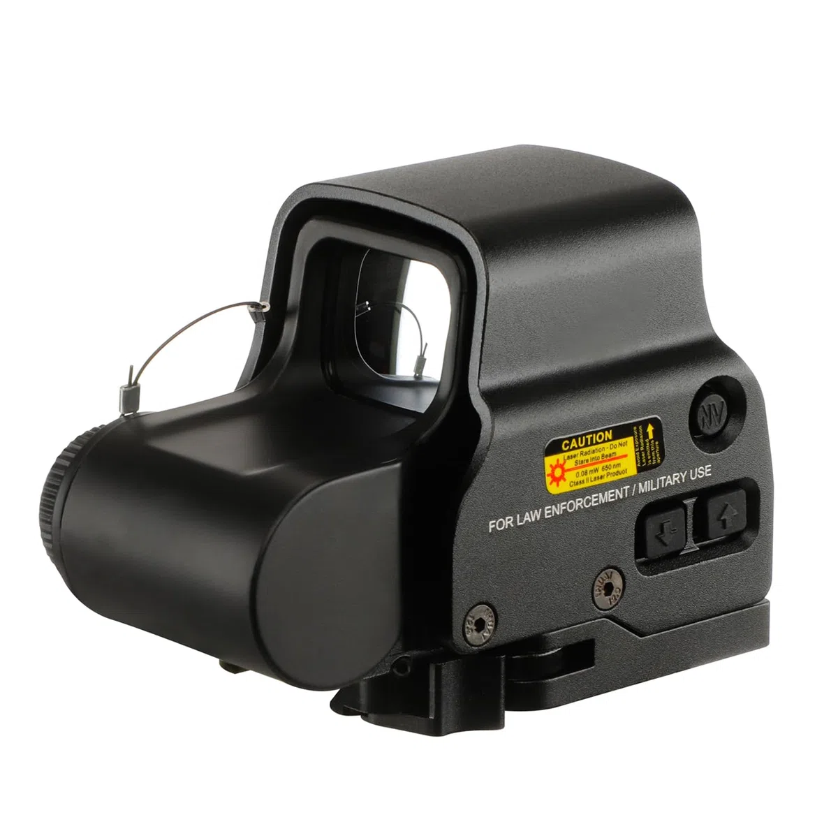 558 Holographic Sight Grün-/Rotpunkt-Zielfernrohr mit Schnellverschluss für 20-mm-Picatinny-Schienenmontage (schwarz)