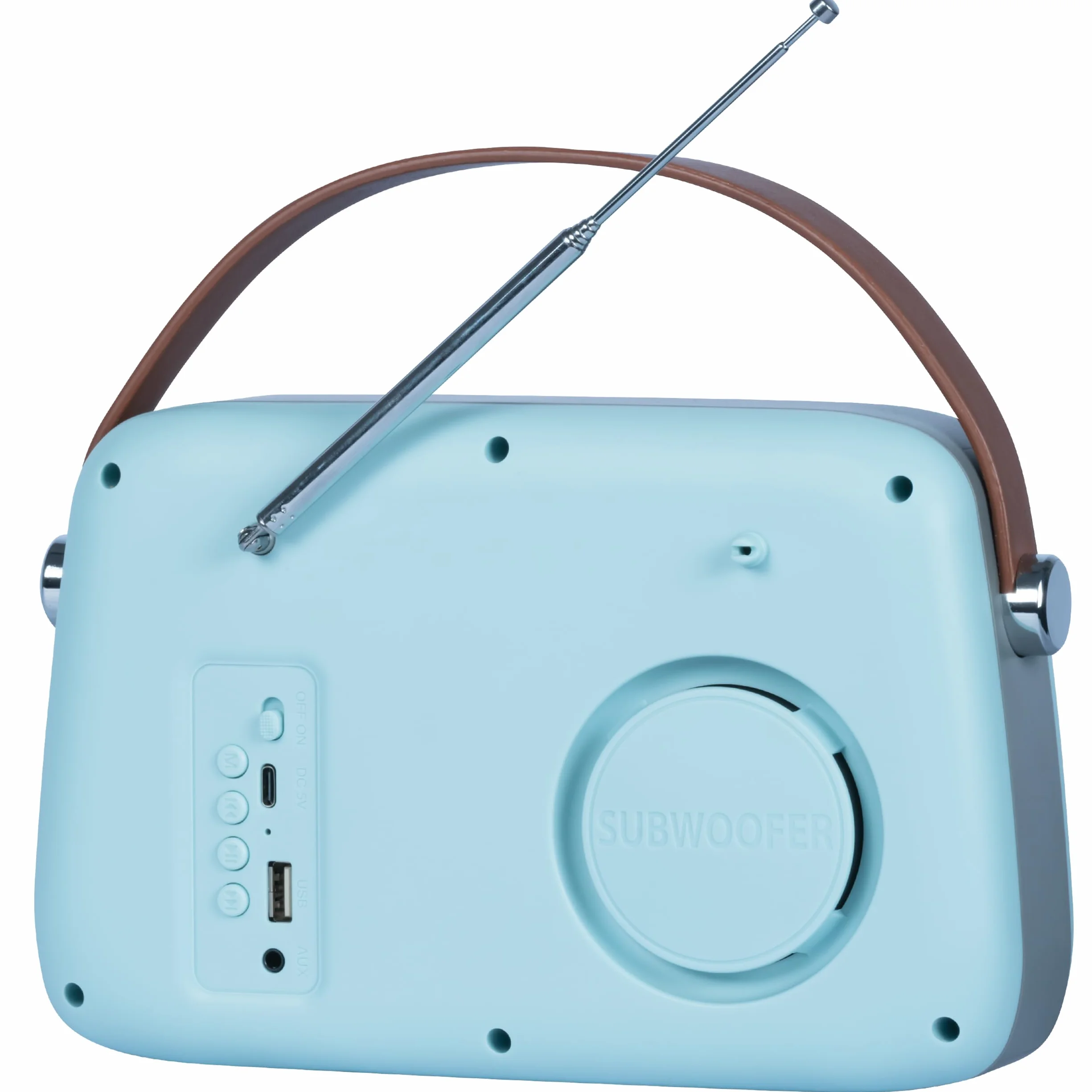 Madison FREESOUND VR30BL Retro Kofferradio mit DAB, FM & Bluetooth blau