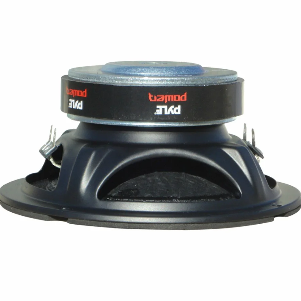Pyle PLPW6D Subwoofer, 300 Watt RMS, 600 Watt max., Durchmesser: 16,50 cm (6,5 Zoll), DVC-Woofer mit Doppelschwingspule, 4 + 4 Ohm, hervorragend für das Auto oder den heimischen Gebrauch