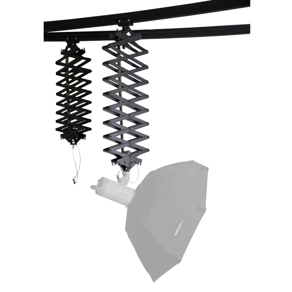 Walimex Deckenschienensystem (4x3 m) mit 3 Scheren