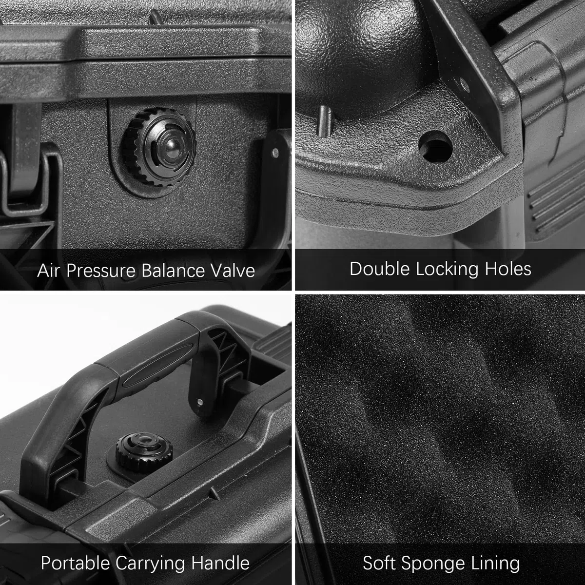 AMAZEAR Wasserdichter Tragetasche Für DJI Osmo Action 5 Pro/Action 4 Case, Action5 Pro Doppel Koffer Für DJI Osmo Action 5 Pro Zubehör, Adventure-Combo,Standard-Combo,Diving Combo und Zubehör