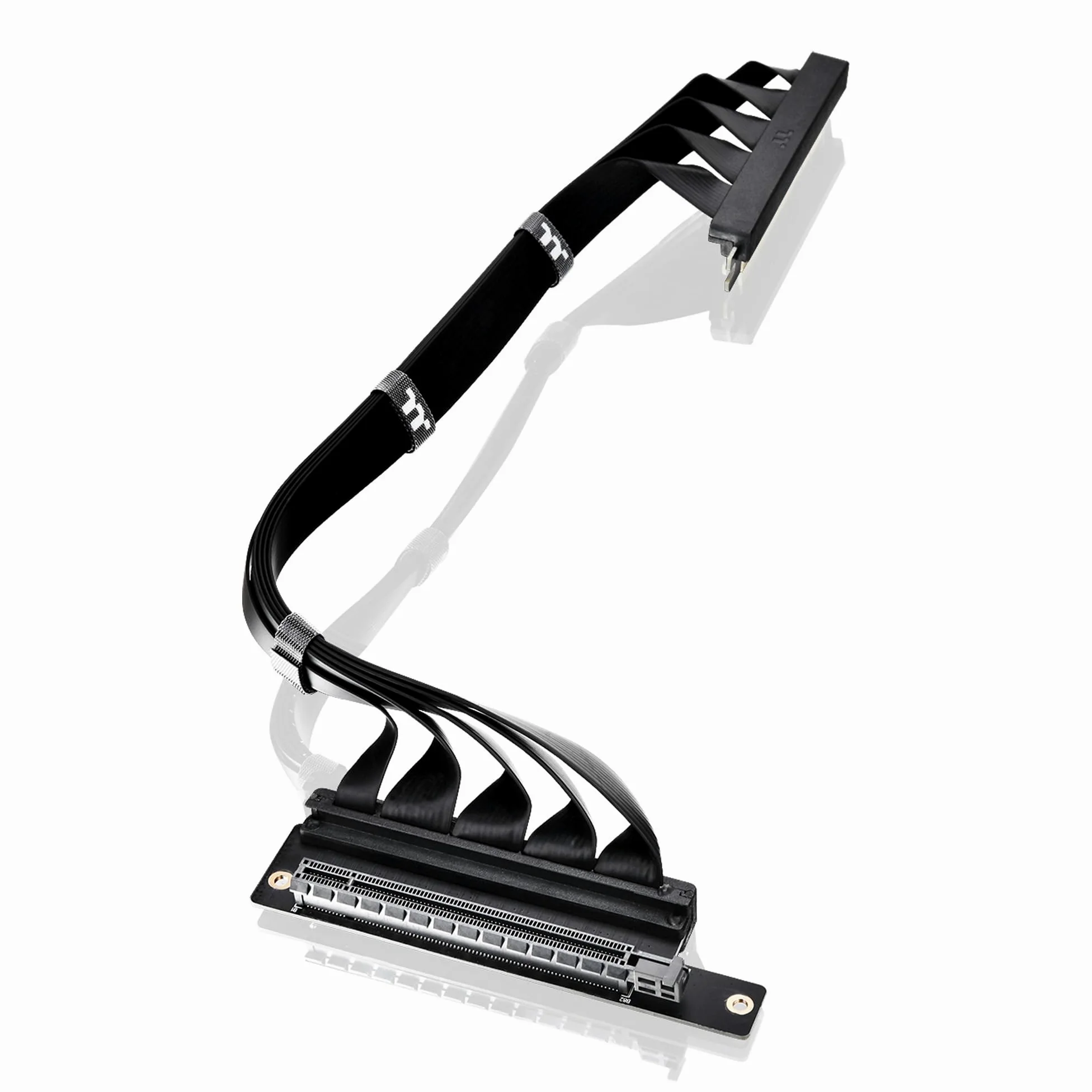 Thermaltake PCI-E 4.0 | Dual 90 Degree Riser Cable | 400mm