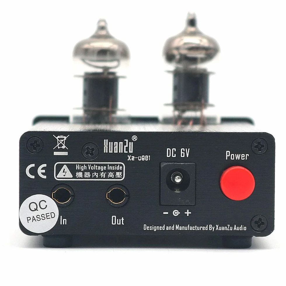 DollaTek 6J1 Mini-Röhrenvorverstärker Audio Hi-Fi Stereo-Vorverstärker Höhen-Basssteuerung