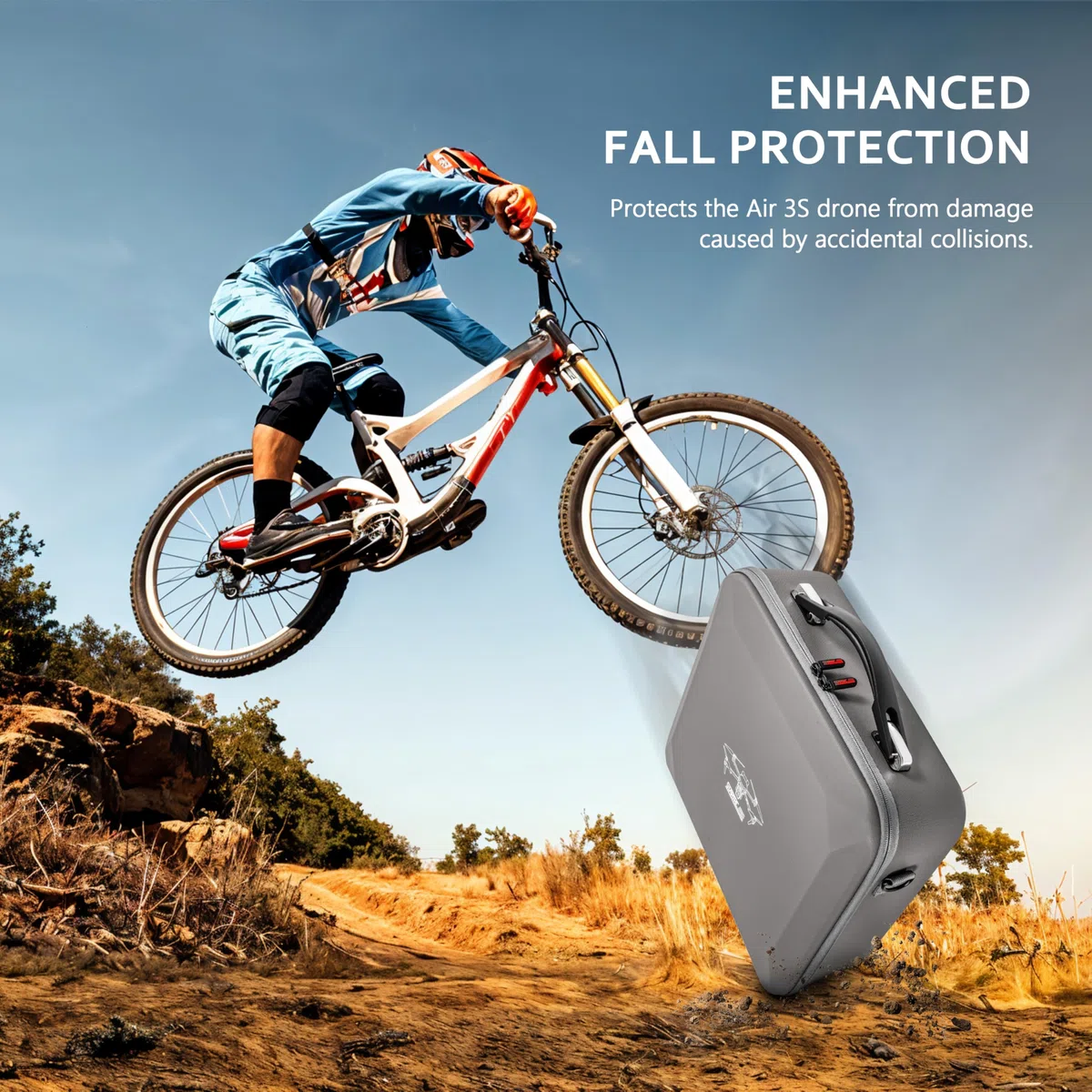 STARTRC Air 3S Koffer, tragbare Reisetasche, Tragetasche für DJI Air 3S Fly More Combo, RC2/RC/RC-N3/N2 Controller-Aufbewahrung für DJI Air 3S Zubehör, Akku Ladestation
