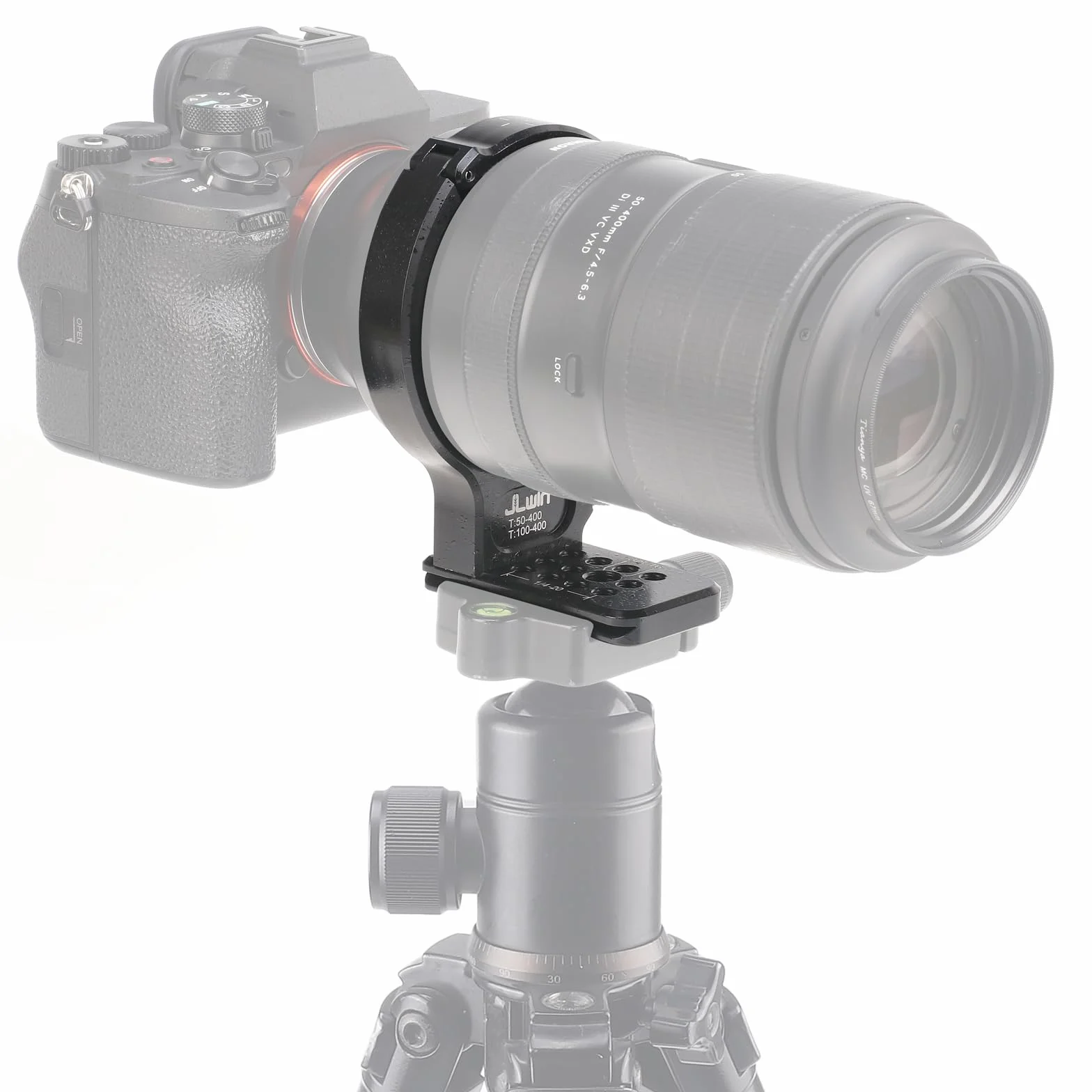 FOTGA Metall-Stativhalterung Objektiv Stativschelle Halterungsring für Tamron 50-400mm F/4.5-6.3 Di III VC VXD A067, 100-400mm f/4.5-6.3 Di VC USD A035 Objektiv (für Canon EF & für NIK0N F Mount)