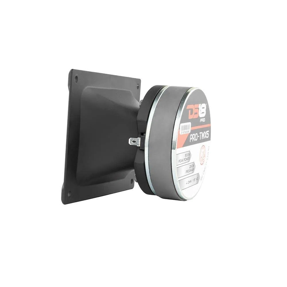 1 DS18 PRO-TWX5 PROTWX5 super hochtöner 4 x 5 10 x 13 cm Kompression Driver 250 watt rms 500 watt max 4 ohm 107 db spl Auto, 1 stück