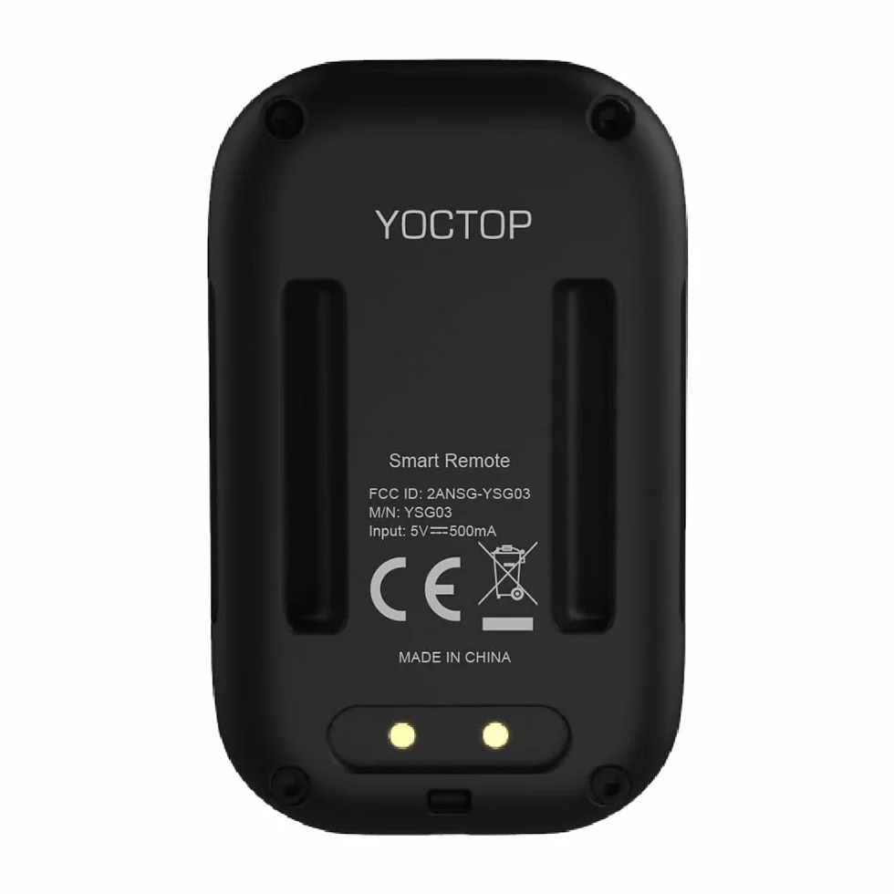 Andoer Drahtlose Smart-Fernbedienung, Ersatz für GoPro Hero 10/9/8/Max, LED, bunter Bildschirm, eingebauter Akku, 50 m Reichweite, mit Stick-Halterung, Handschlaufe, USB-Ladekabel
