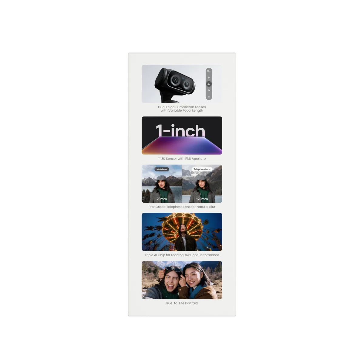 Insta360 Luna Ultra Creator Bundle | Modulare Kamera mit 2,5 cm (1 Zoll) Sensor, Video I-Log 10bit, 37-MP-Fotos mit Raw, 6-Achsen-Stabilisierung, Wi-Fi 6, HiFi-Audio