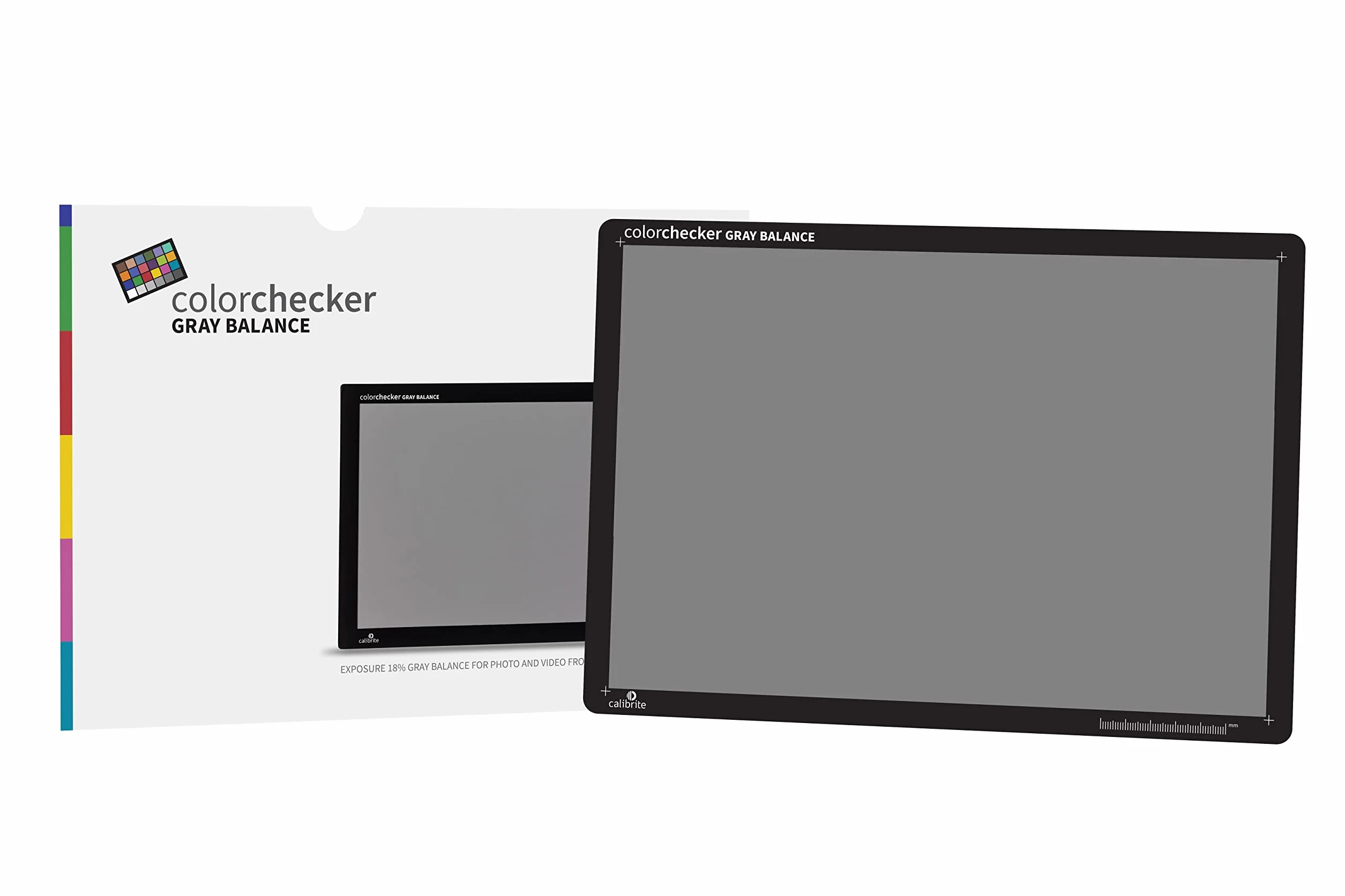 Calibrite ColorChecker Gray Balance: 18% Graukarte für korrekte Belichtung in Fotografie und Video, CCGB