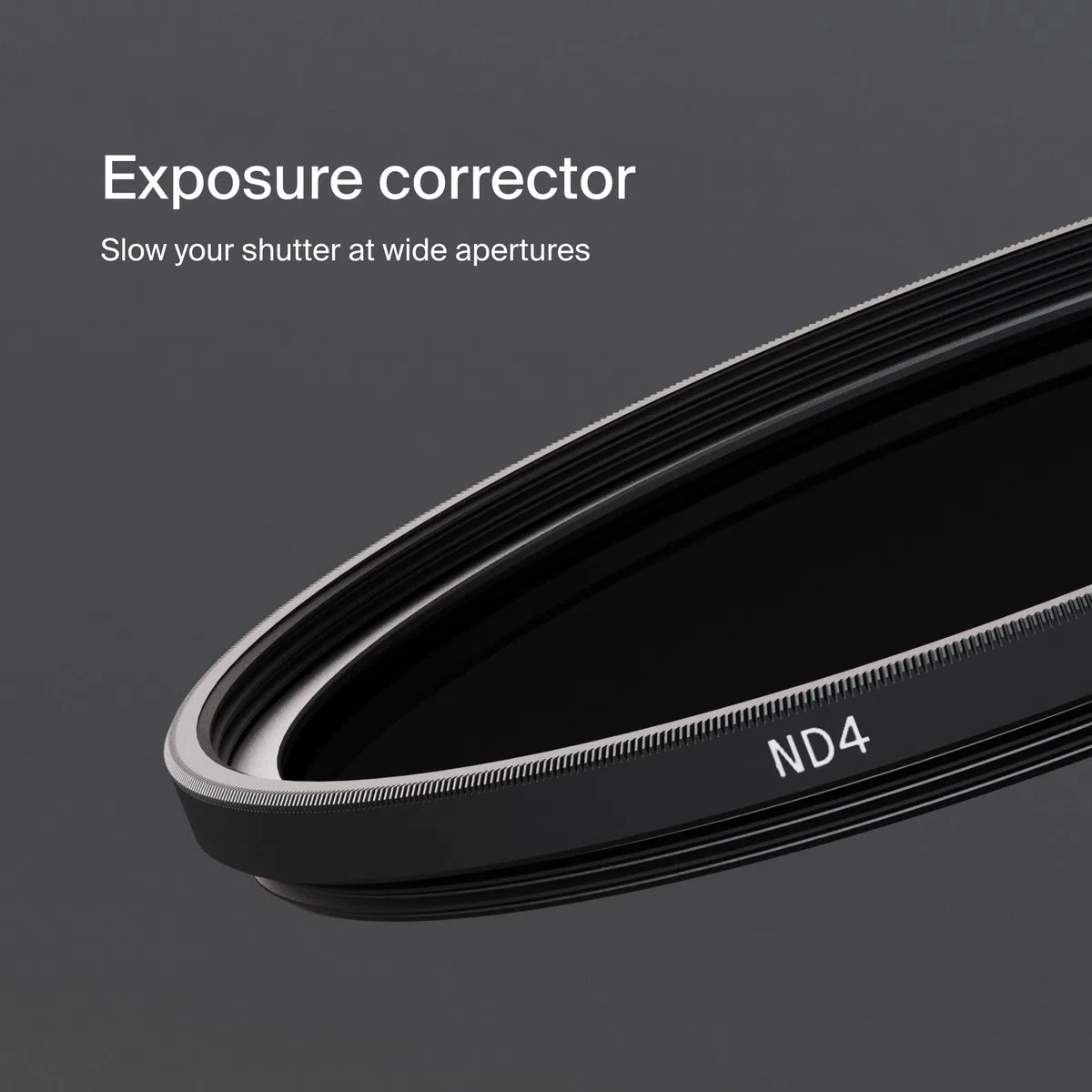 Urth 52 mm Graufilter ND4 (2 Stop) ND Filter (Plus) — Neutraldichte, 20-lagig nanobeschichtet, ultraflache Kamerafilter
