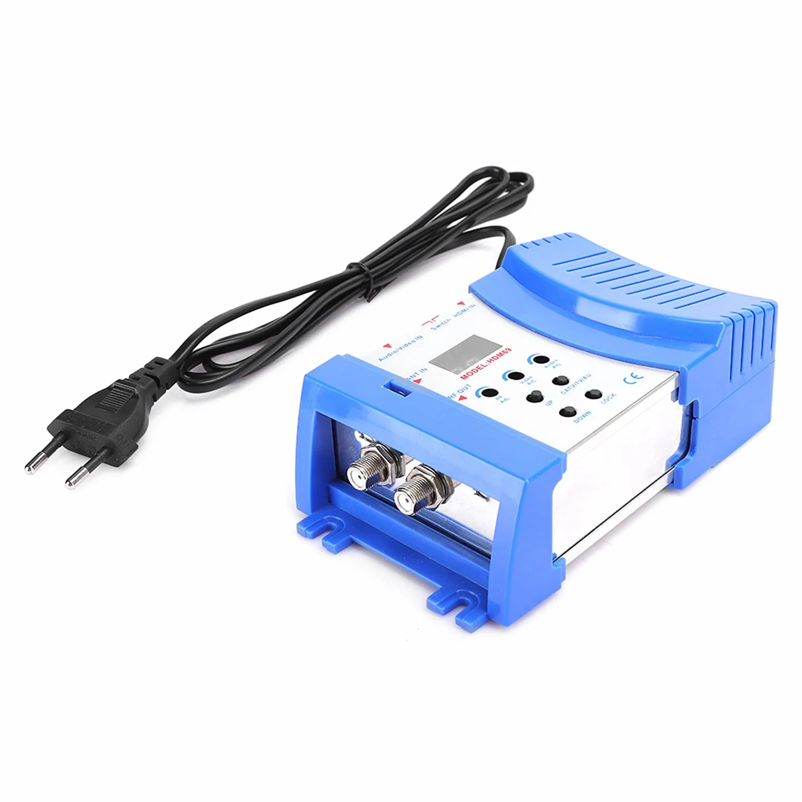 1080P Digital RF HDMI Modulator, HDM69 Digital Modulator AV Converter to VHF UHF PAL Standard Handheld Modulator für EU 100-240V Dual Band NTSC in TV PC DVD