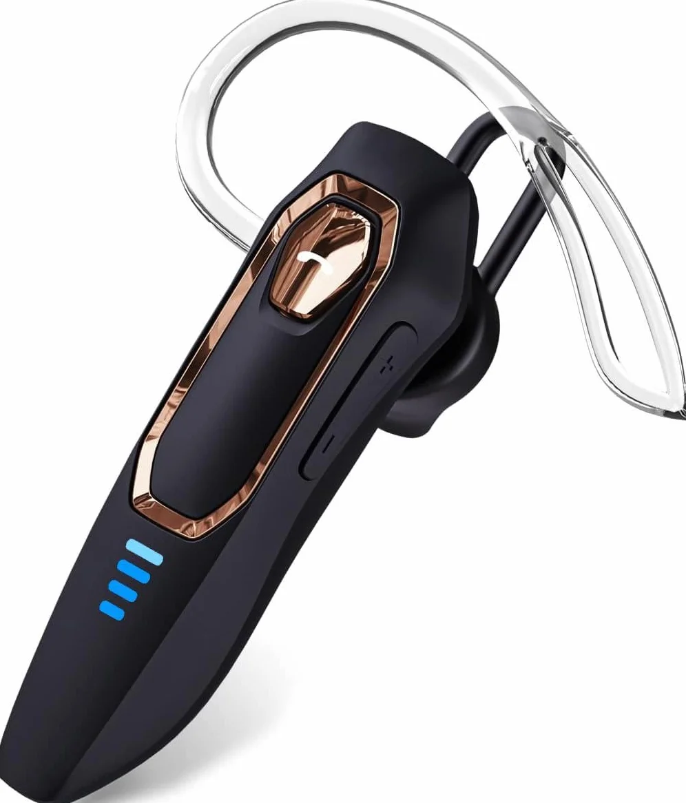Micool Headset Bluetooth Handy, mit Geräuschunterdrückung Mikrofone Freisprech Bluetooth 5.4 Headset, 36 Stunden Gesprächszeit, Kabelloser Kopfhörer für Phone/Android/Laptops/Tablets