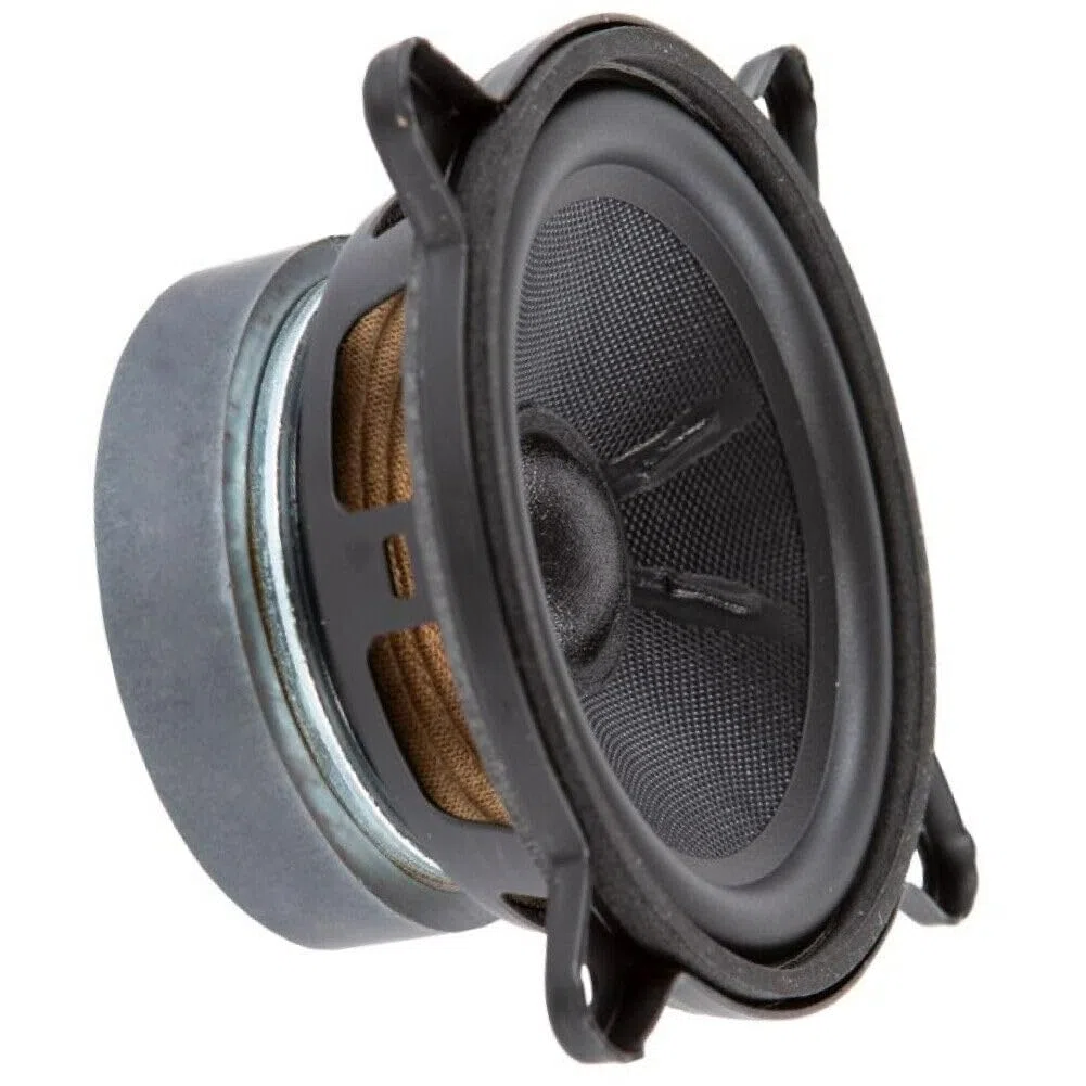 KIT Set FÜR FAITAL PRO 4FE35 4 Ohm, 1 Tieftöner Lautsprecher mit den Abmessungen 10 cm 100 mm 4" im Durchmesser, 30 Watt rms und 60 Watt max, Empfindlichkeit 91 db, für Autos, 1 Stück