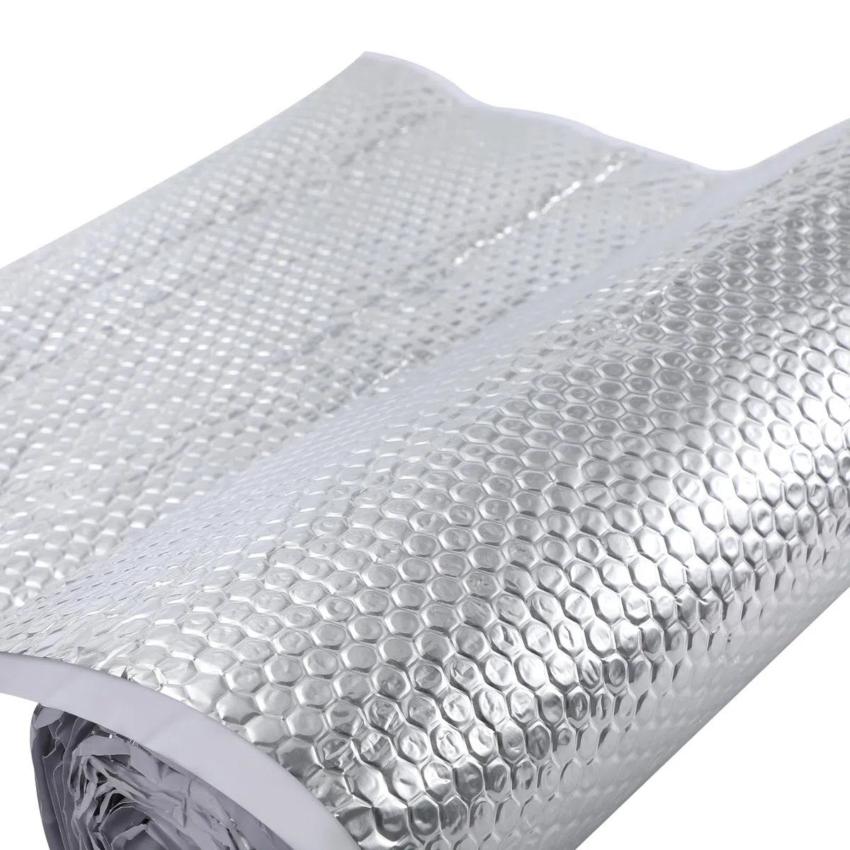2mm 2qm Alubutyl 50x400 cm Anti Dröhn Dämmmatte selbstklebend Auto Dämmung - KFZ Lärmschutz, Schalldämmung und Schallschutz（1 Rolle）