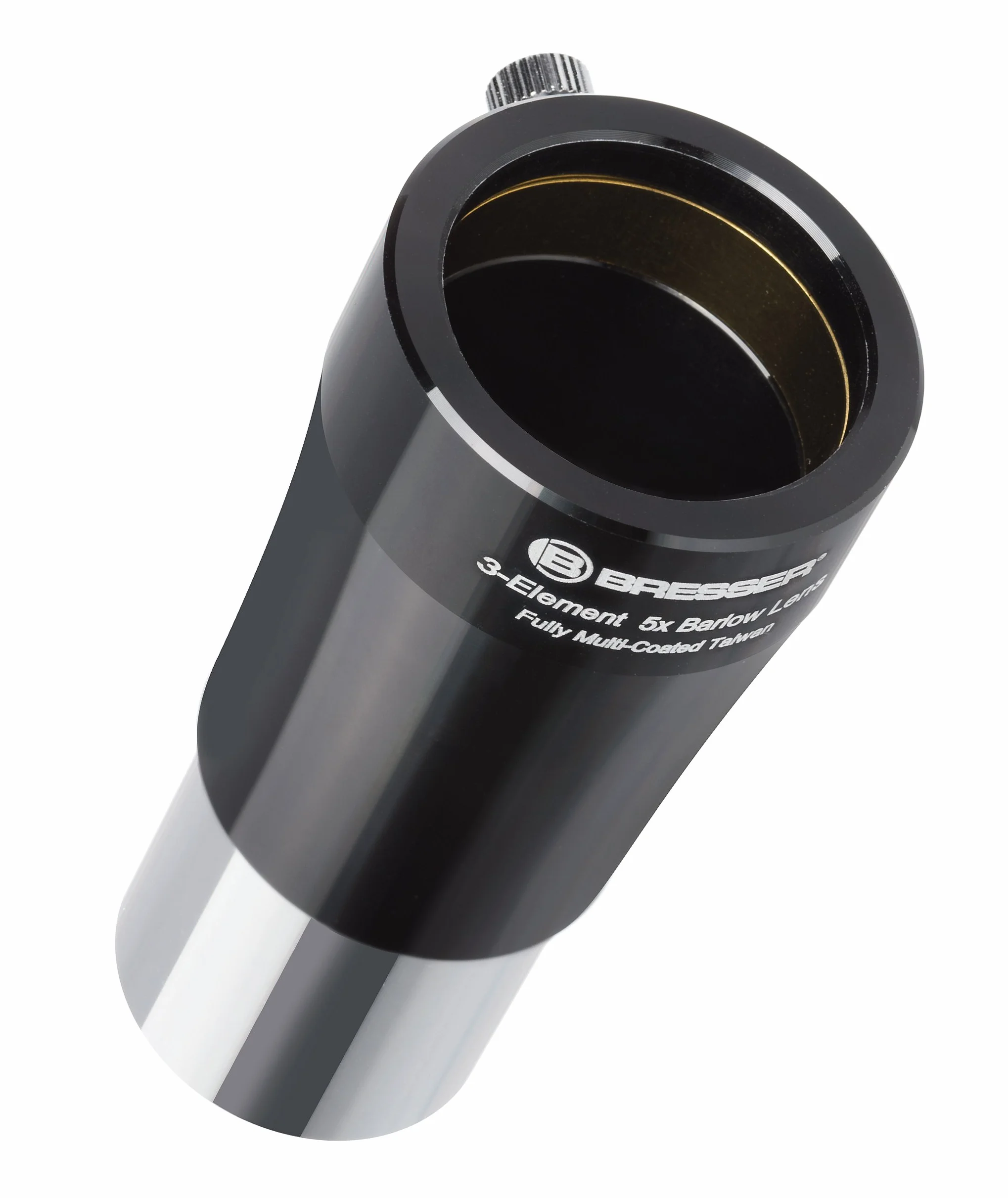 Bresser Teleskop Barlow Linse (5-fach (31,7mm 1.25 Zoll) zur Verfünffachung der Brennweite eines Teleskopes, mit vollvergüteter 3-linsiger Optik)