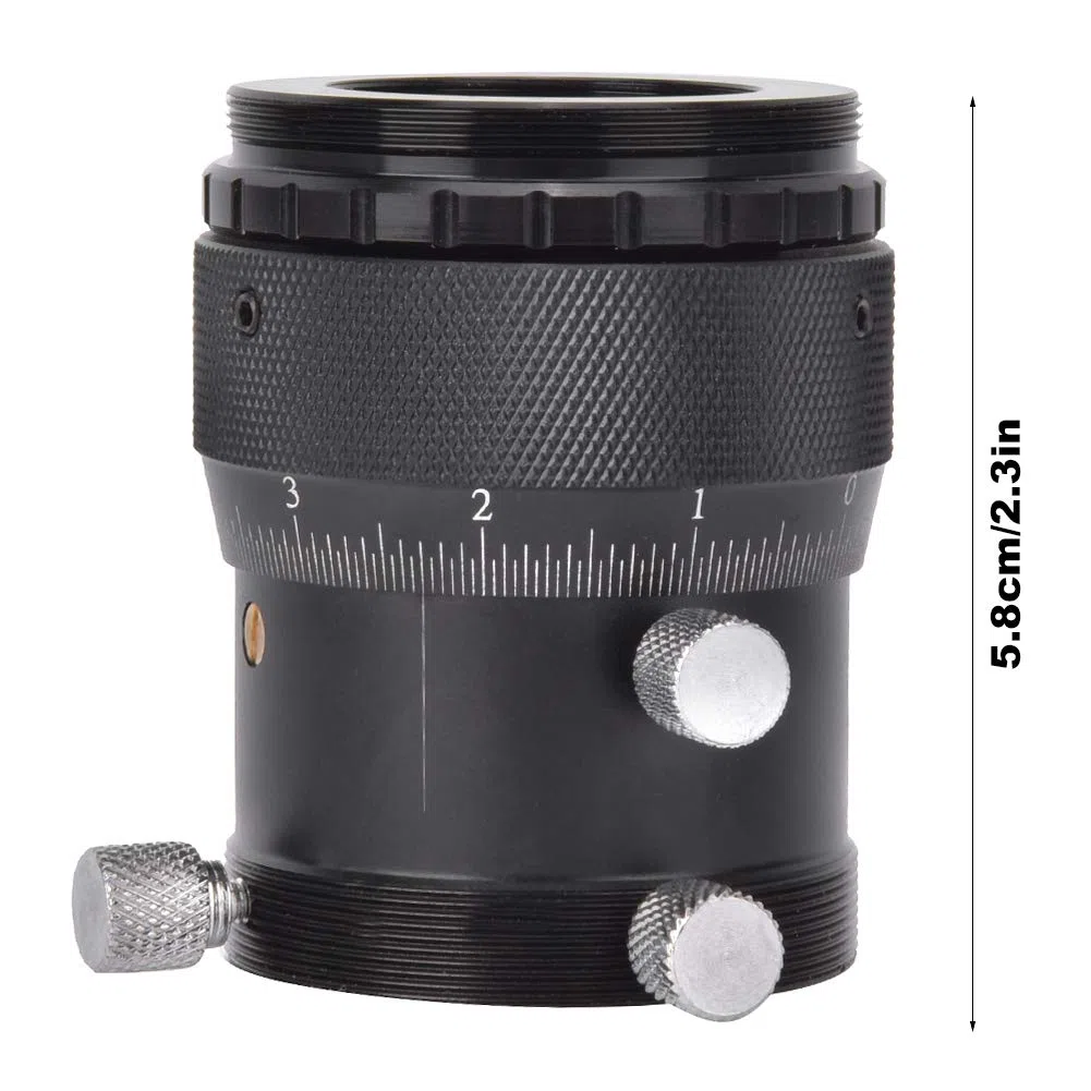 Helical Focuser, 1,25-Zoll-Fokussierer Hochpräziser Fokussierer Hochpräzise YZ-18836-Aluminiumlegierung für die Beobachtung