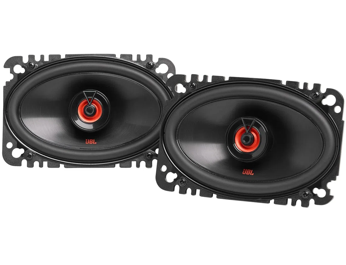 JBL Club 6422F 2-Wege Autolautsprecher Set von Harman Kardon - 120 Watt Ovale KFZ Auto Lautsprecher Boxen 100 x 152 mm | 10 x 15.2 cm | 4x6 Zoll