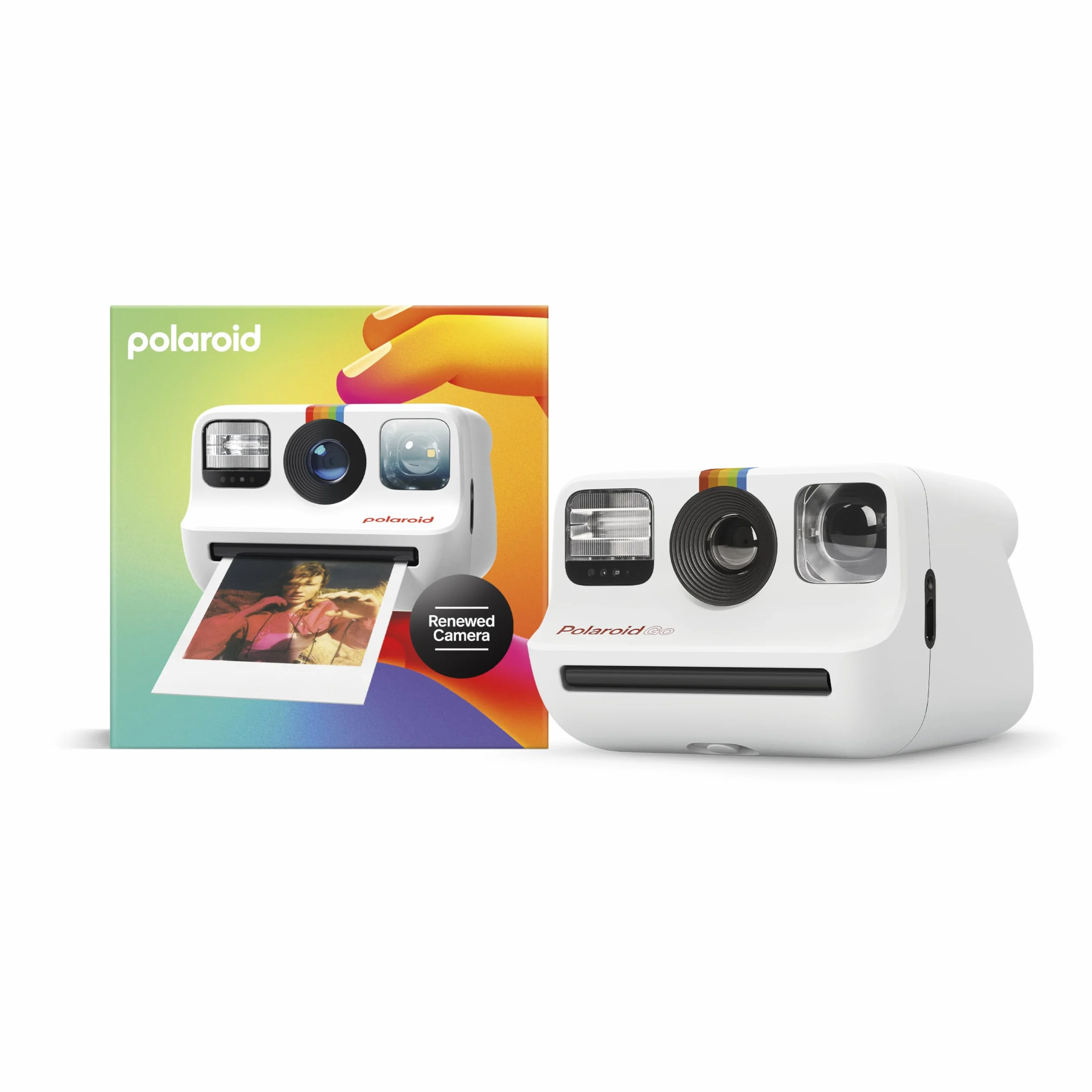 Polaroid - Sofortbildkamera Go Generation 1 - Weiß (Generalüberholt)