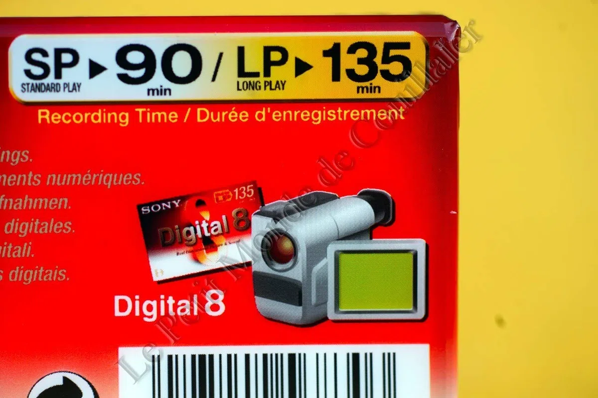Sony - 8MM-Camcorder Kassette, Digital 8-Format, 90 Minuten