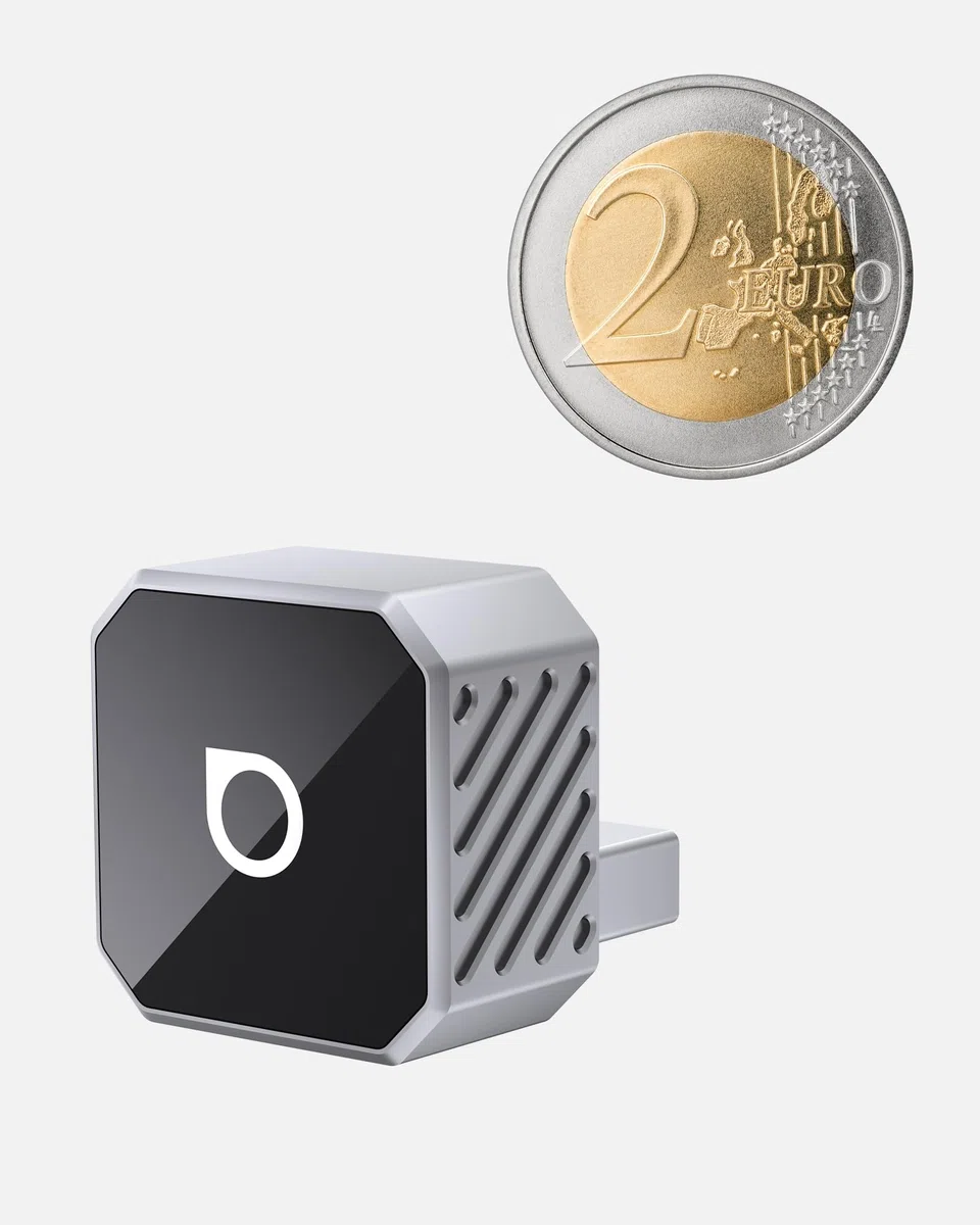 OTTOCAST Mini Pot, 2026 Upgrade Wireless CarPlay & Android Auto Adapter, Plug & Play, WLAN 2.4G+5G, Automatische Verbindung, Kompatibel mit Autos ab 2016 mit kabelgebundenem CarPlay/AA (Silber)