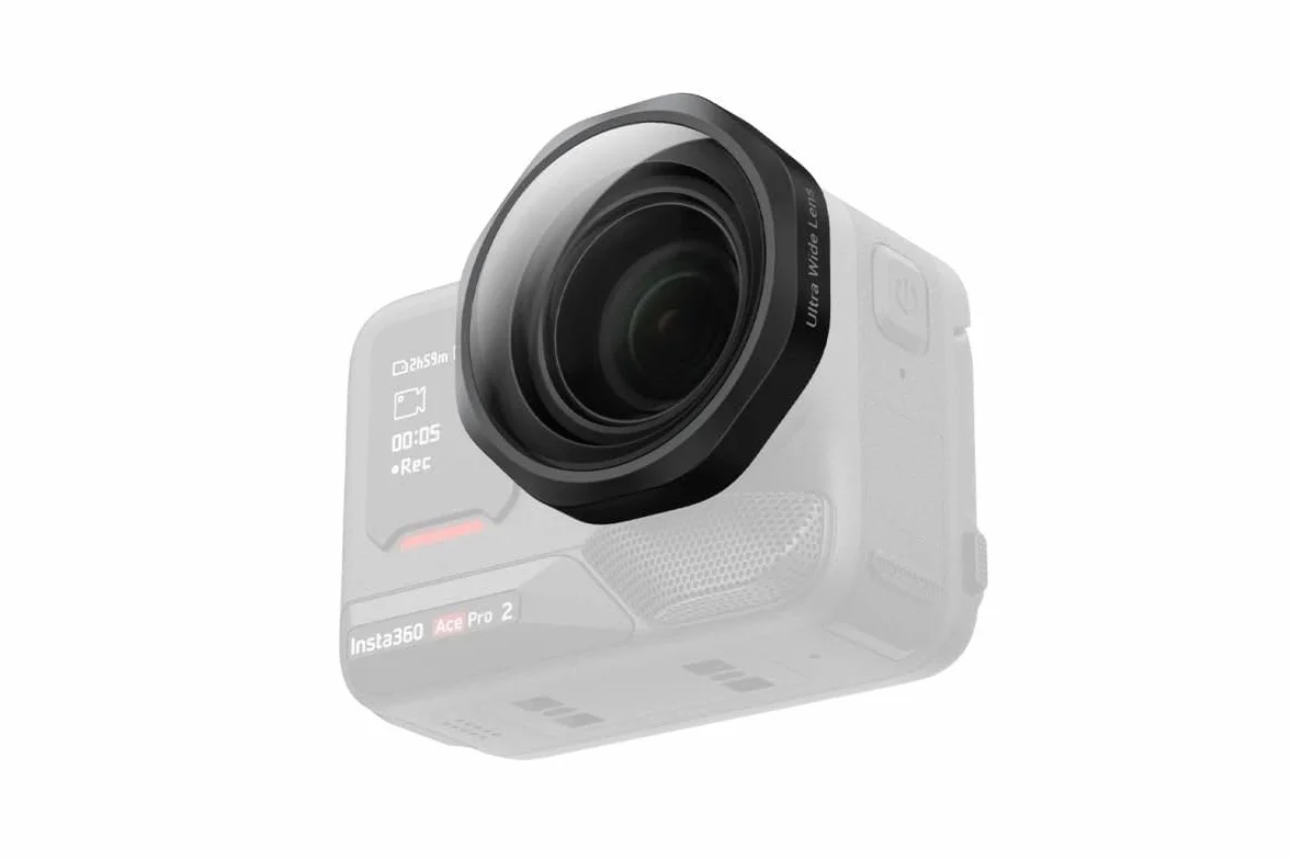 Insta360 Ace Pro 2 Ultra-Weitwinkelobjektiv mit 189-Grad-Sichtfeld