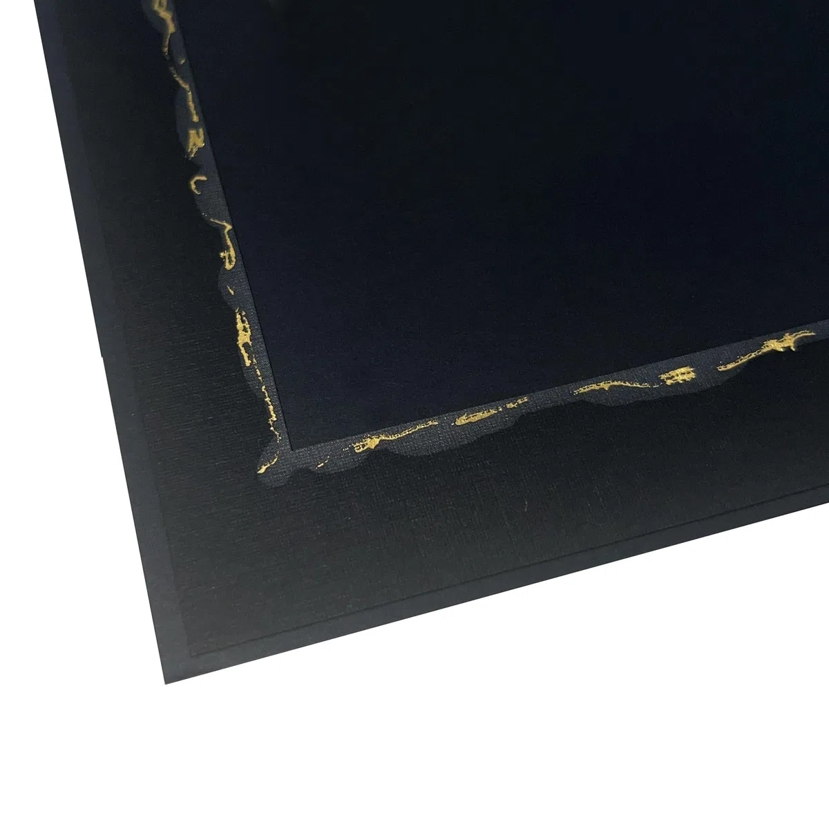 100 Stück Endlosleporello Leinen schwarz Silberdruck-Goldprägung für Bilder 13x18 cm nach Bedarf teilbar, für Jubiläum, Beerdigung, Trauerfeier, Geburtstag, Fotos, Lebenslauf