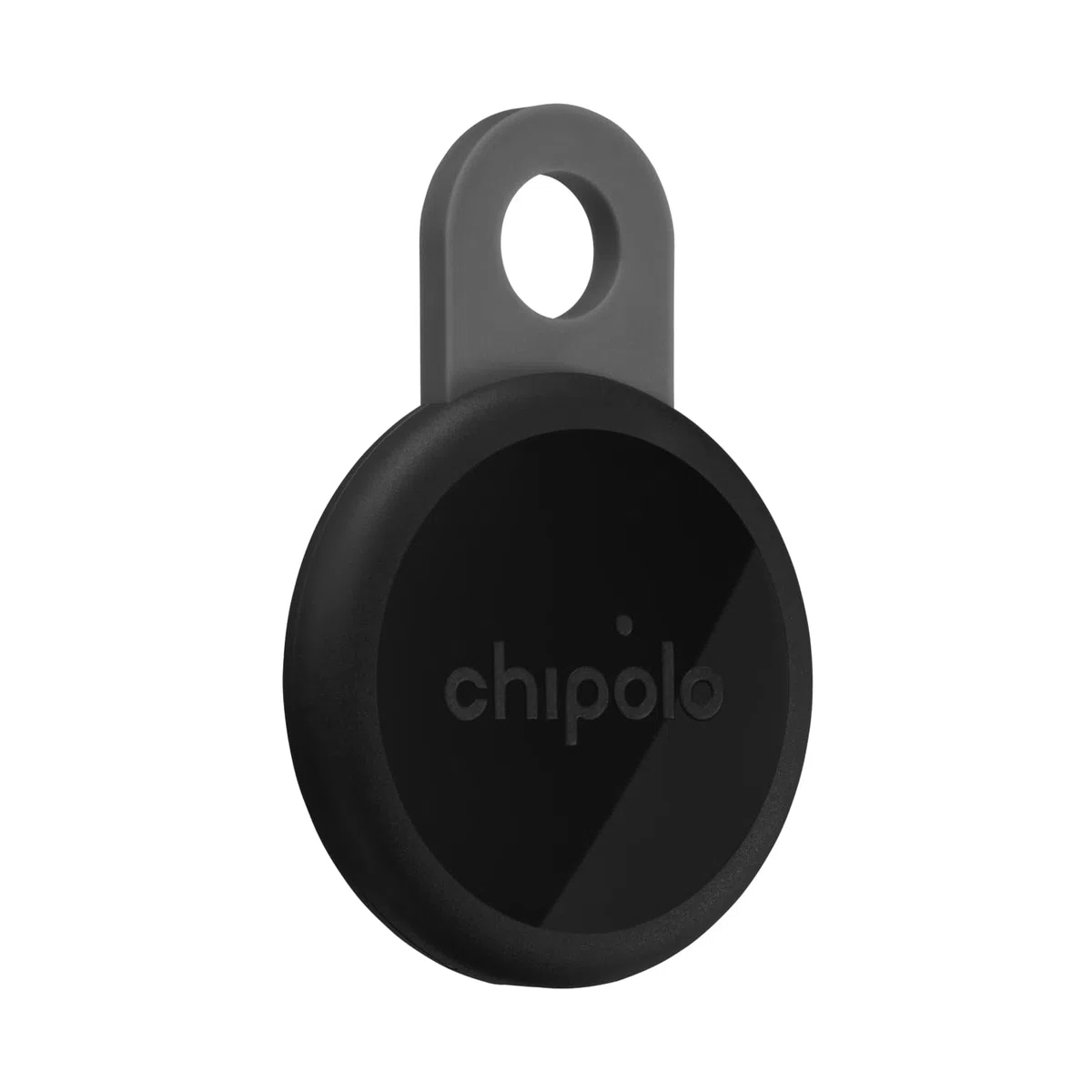 Chipolo Loop - Wiederaufladbarer Bluetooth-Tracker zur Schlüssel- und Taschenortung, kompatibel mit Apple oder Google, Ruf Dein Handy an & Außer-Reichweite-Warnungen für Android (Anthrazit)