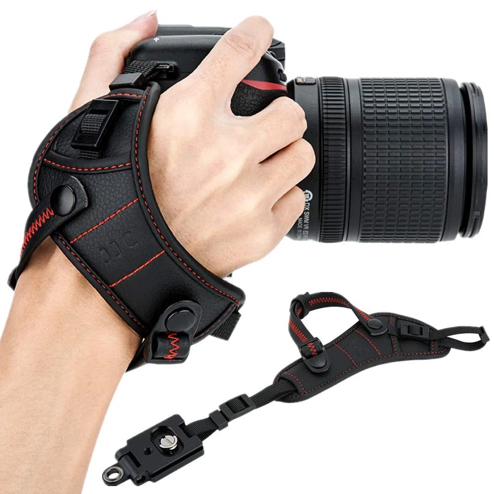 JJC Handschlaufe für DSLR Kamera Canon Nikon Olympus Sony Panasonic Pentax(mit Arca Swiss Type Plate)
