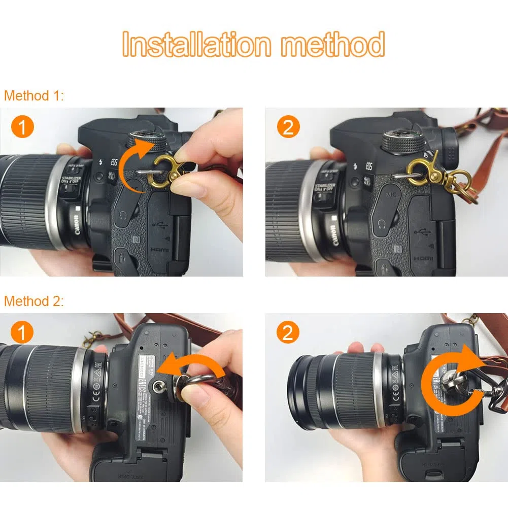 Kameragurt für 2 Kameras,Leder kamera gurt für DSLR-/SLR-Kameras,Verstellbare doppelte Schultergurte Geeignet für Outdoor-Fotografie