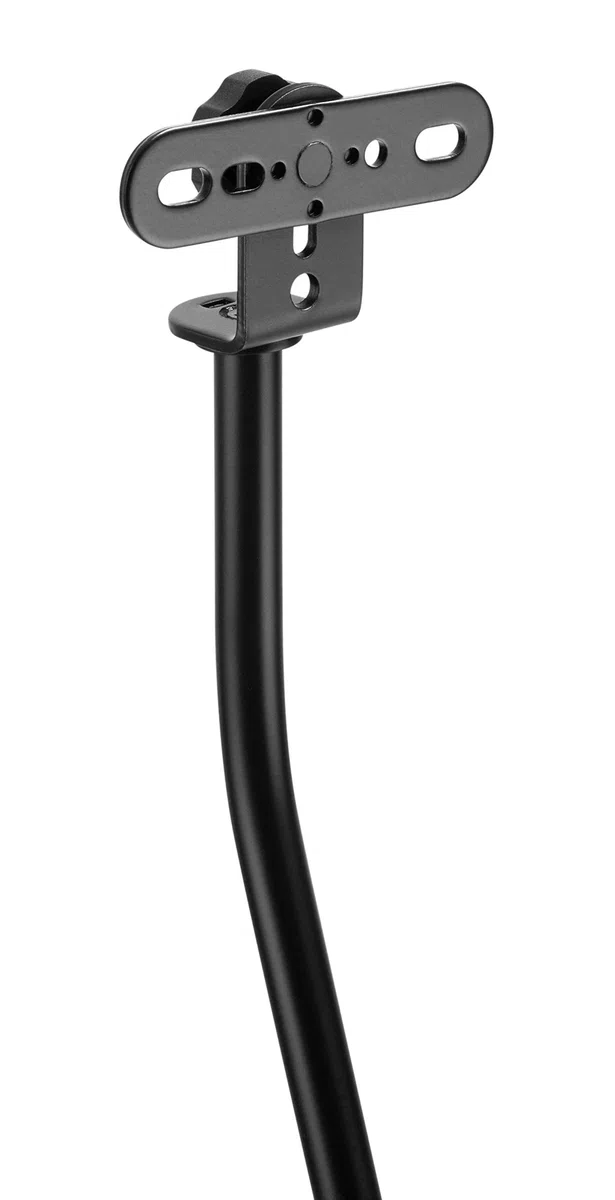2 Lautsprecherständer - Universal für Satelliten Surround Boxen Schwarz je 4.5kg belastbar von HALTERUNGSPROFI S05