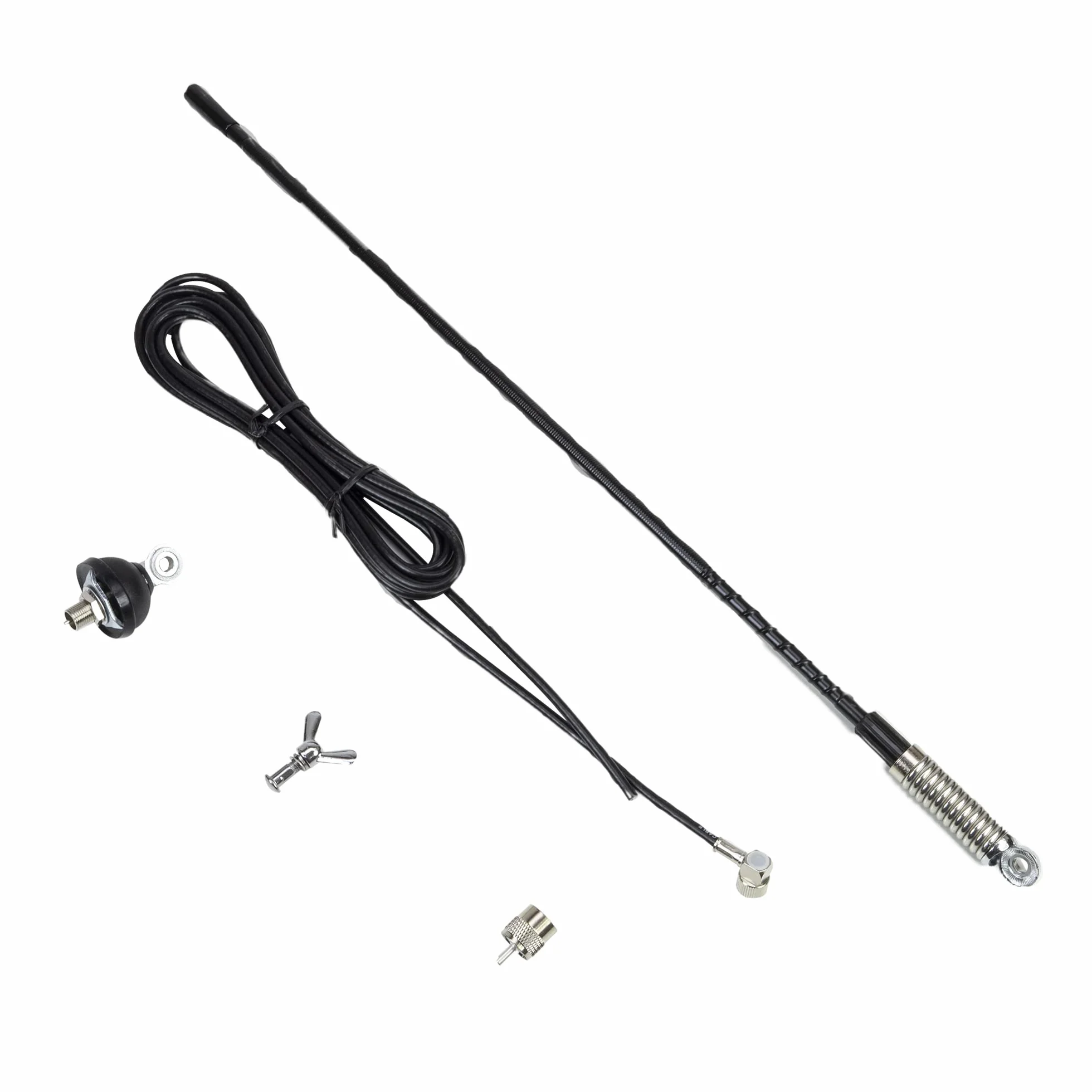 CB-Antenne PNI S60 mit Butterfly, Halterung, Kabel und PL-Stecker