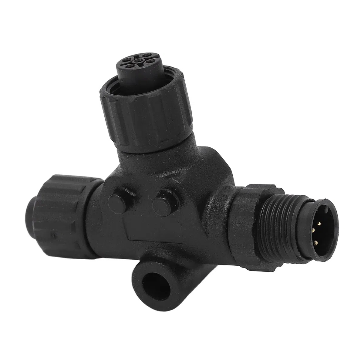 T-Stück für NMEA 2000, T-Verbinder für NMEA 2000 (N2K) Rückgratkabel, Universell, Haltbar und Öl- und Meerwasserbeständig