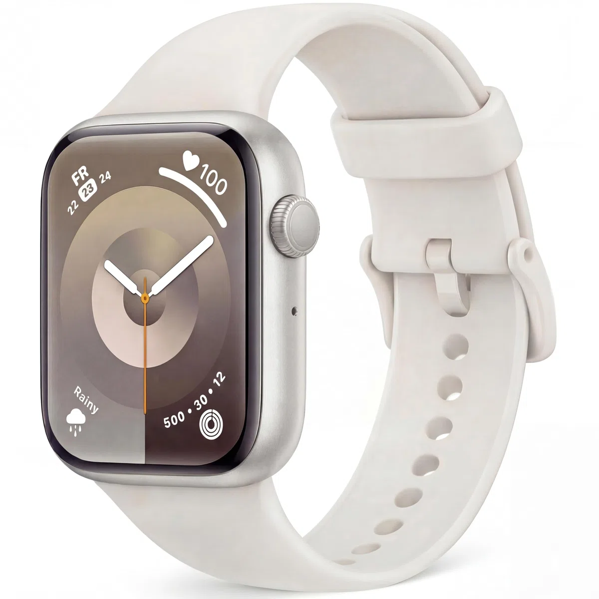 Smartwatch Damen Herren, 1.83" HD Fitnessuhr & Fitness Tracker mit Schrittzähler/Blutdruckmessung/Pulsuhren/Telefonfunktion, Schlaftracker, 120+ Sportmodi, IP68 Wasserdicht Sportuhr für Iphone Android