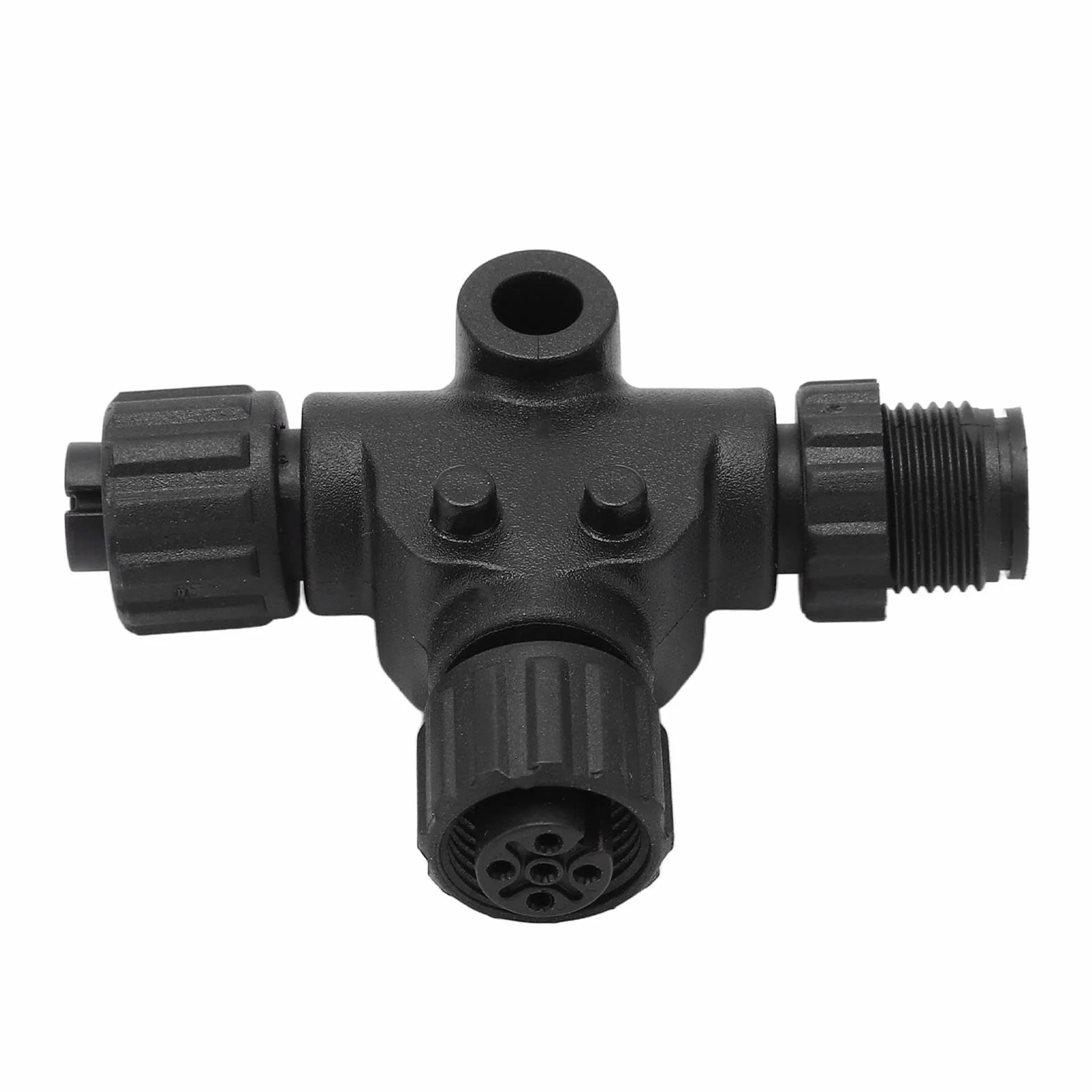 T-Stück für NMEA 2000, T-Verbinder für NMEA 2000 (N2K) Rückgratkabel, Universell, Haltbar und Öl- und Meerwasserbeständig
