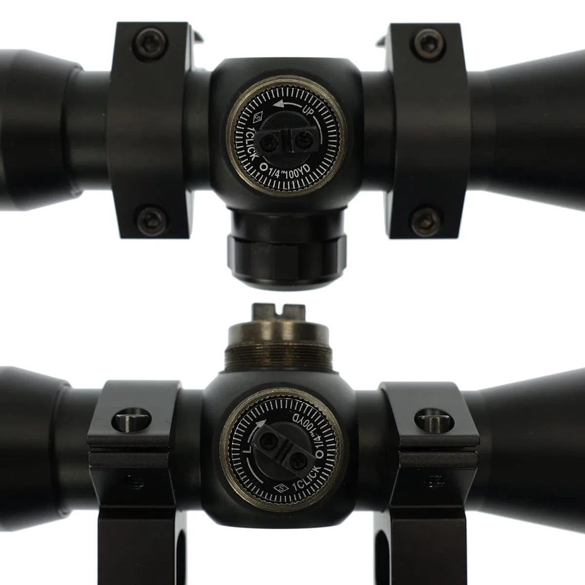 X-Bow FMA 4x32 – Zielfernrohr | aus Aluminium hat eine feste 4-fache Vergrößerung und ist mit einem Absehen 8 ausgestattet, die Optik mit 32mm Linse