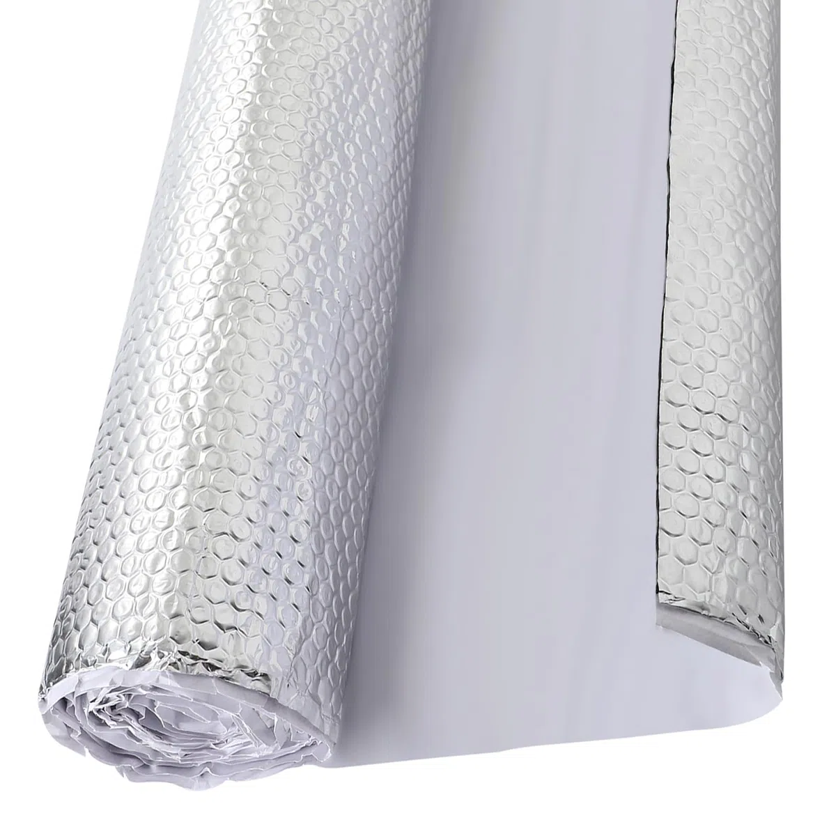 2mm 2qm Alubutyl 50x400 cm Anti Dröhn Dämmmatte selbstklebend Auto Dämmung - KFZ Lärmschutz, Schalldämmung und Schallschutz（1 Rolle）