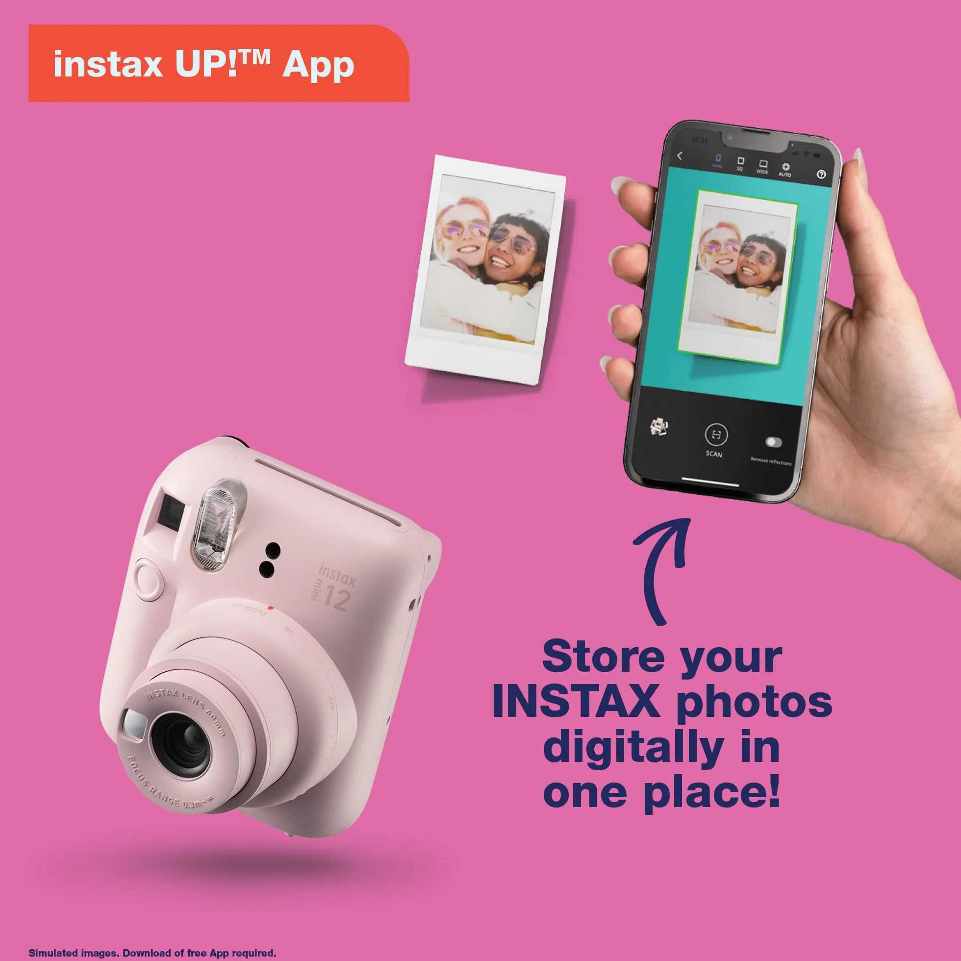 Fujifilm Instax Mini 12 Sofortbildkamera Mintgrün